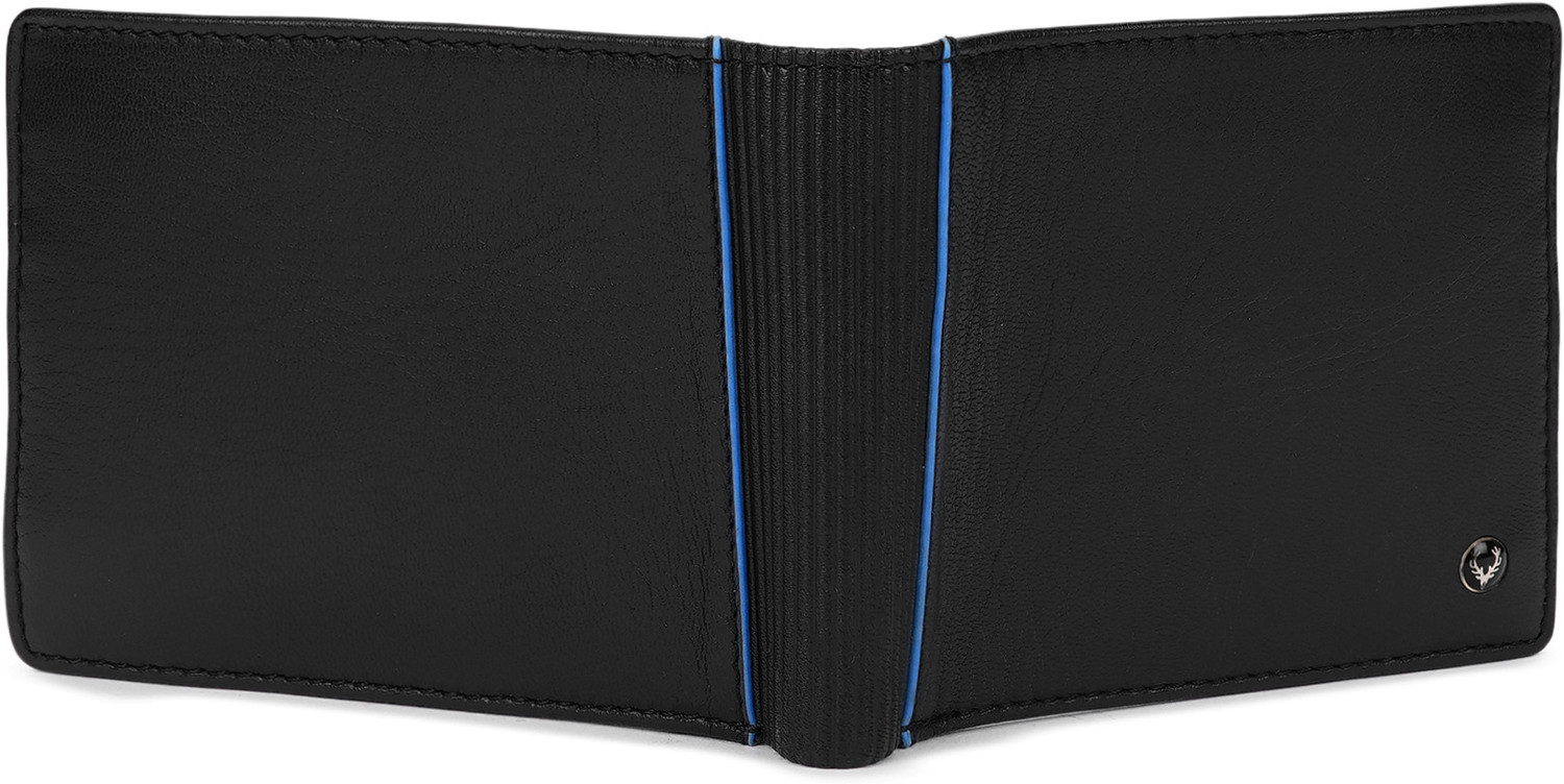 Image of Allen Solly Men Casual Black Genuine Leather Wallet