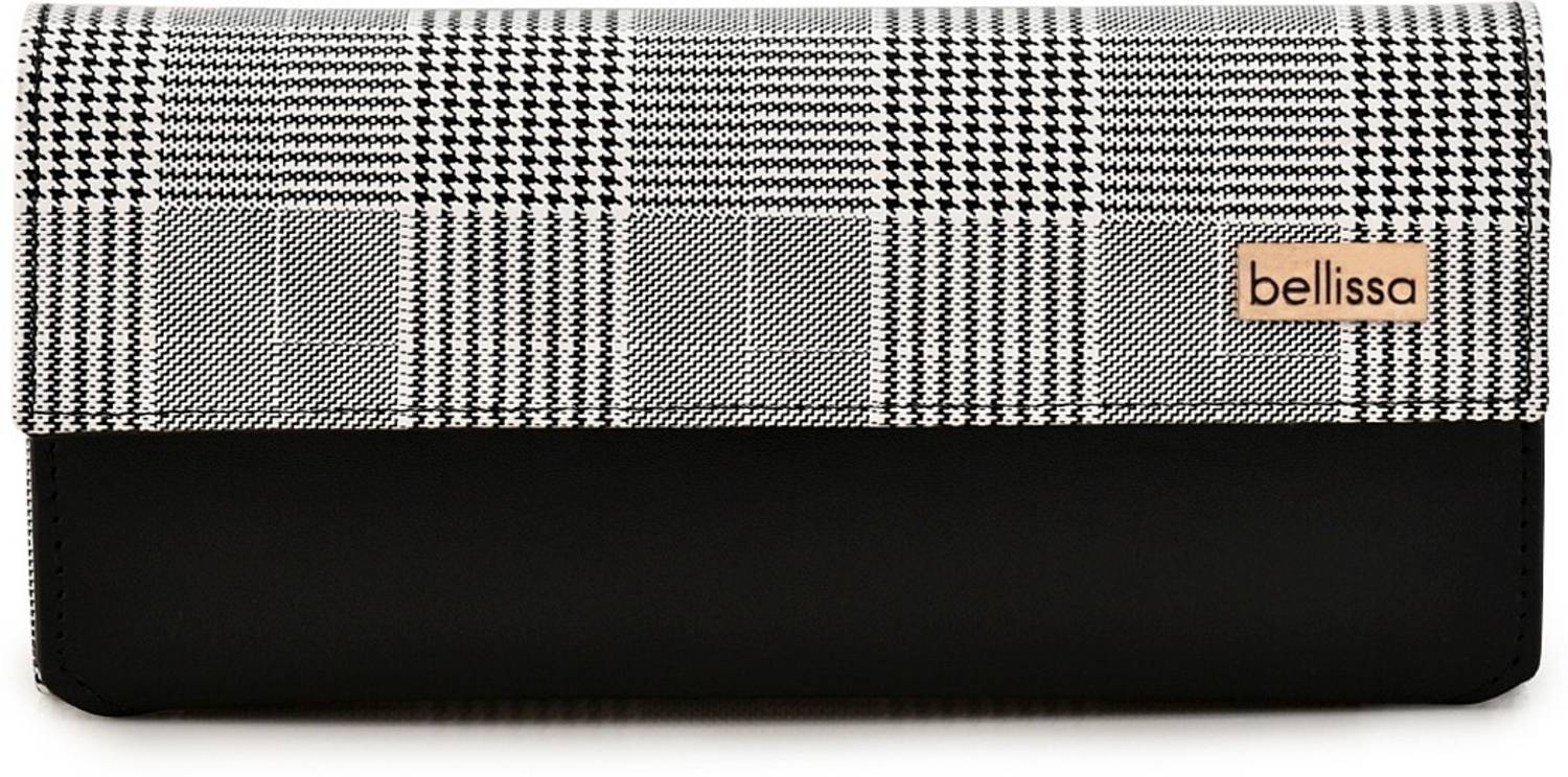 Bellissa Women Black, White Artificial Leather Wallet