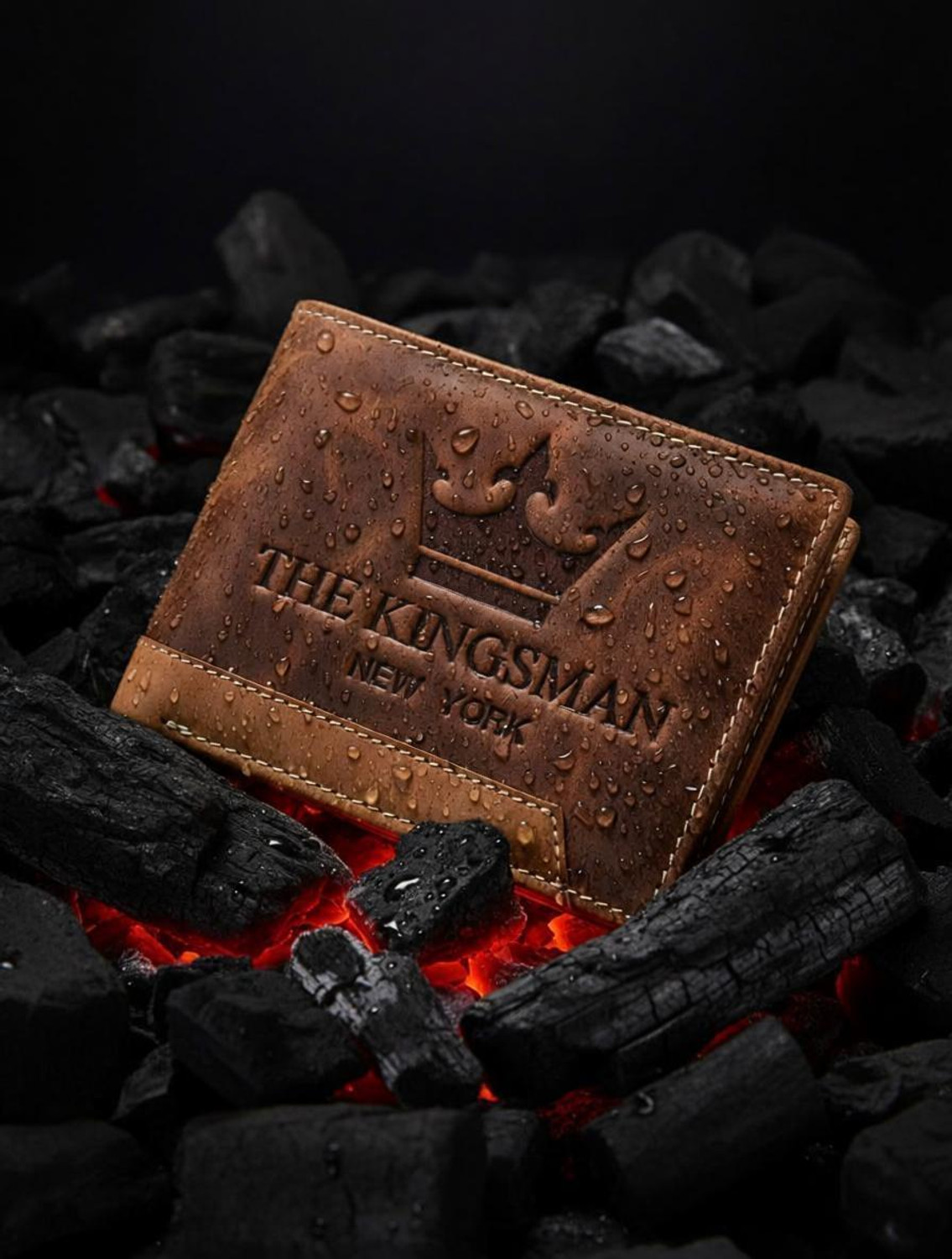 THE KINGSMAN NEWYORK Men Brown Genuine Leather Wallet