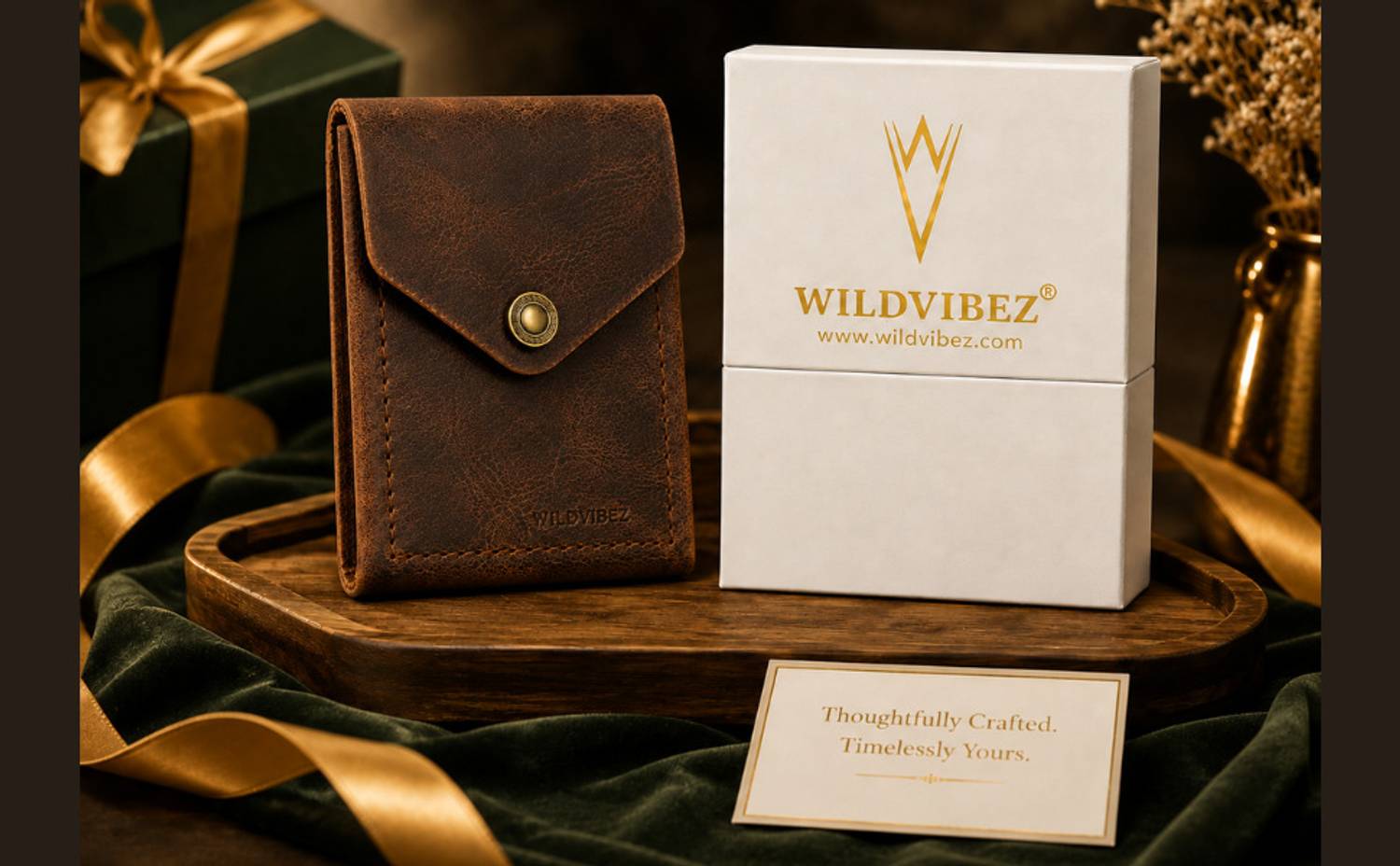WILDVIBEZ Brown Genuine Leather Wallet - Image 4