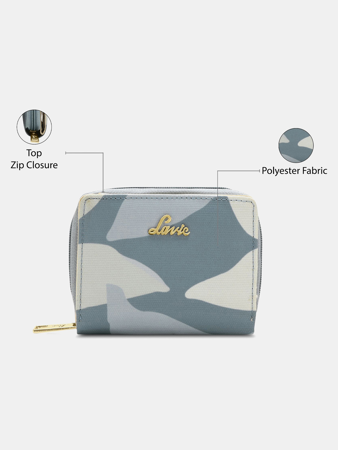 Image of LAVIE Women Casual Green Artificial Leather Wallet