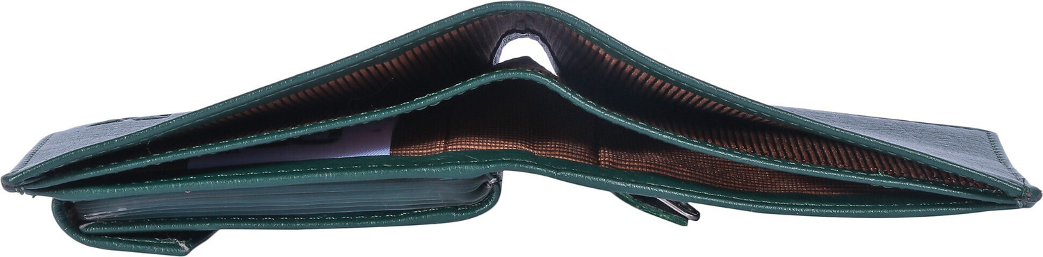 Image of DEZiRE CRAfTS Men Trendy, Travel, Evening /Party, Formal, Casual, Ethnic Green Artificial Leather Wallet - Regular Size (12 Card Slots)
