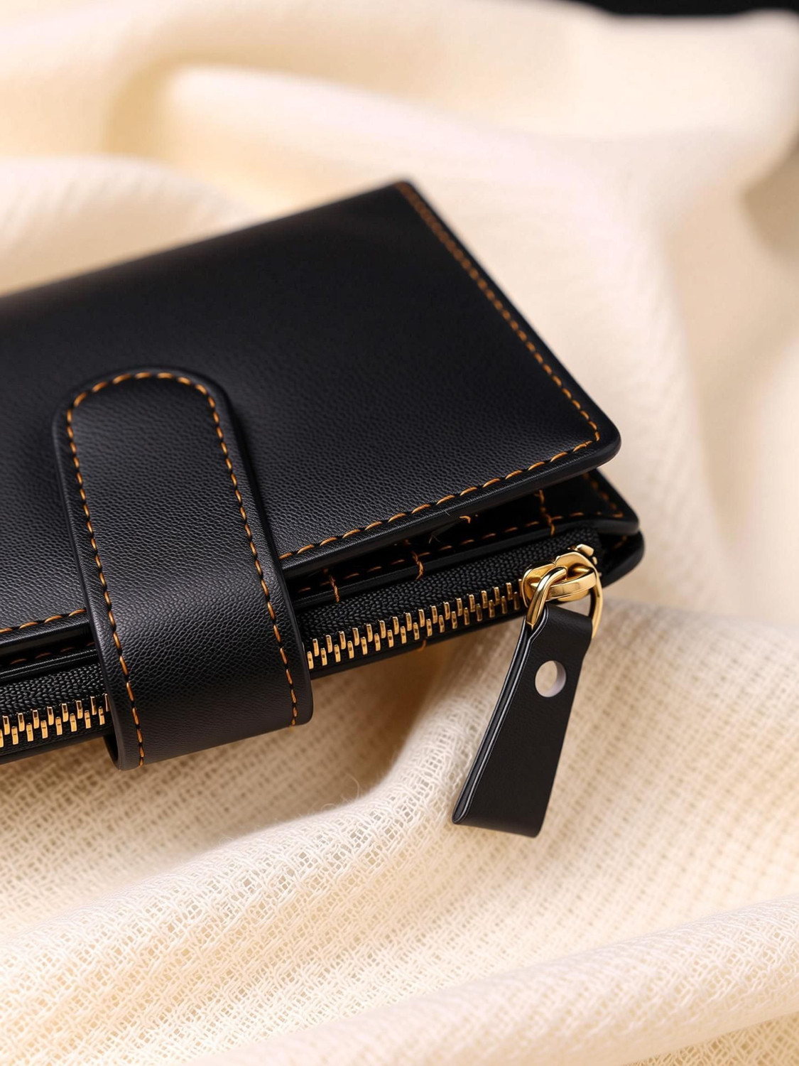Image of TnW Lifestyle Women Casual Black Artificial Leather Wallet