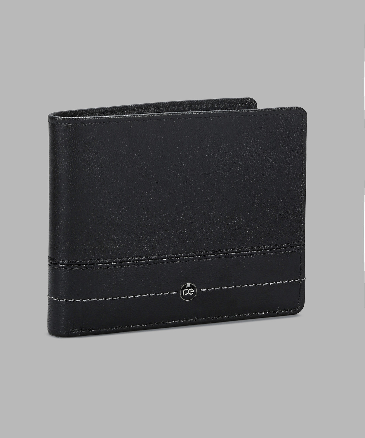 Image of PETER ENGLAND Men Formal Black Genuine Leather Wallet