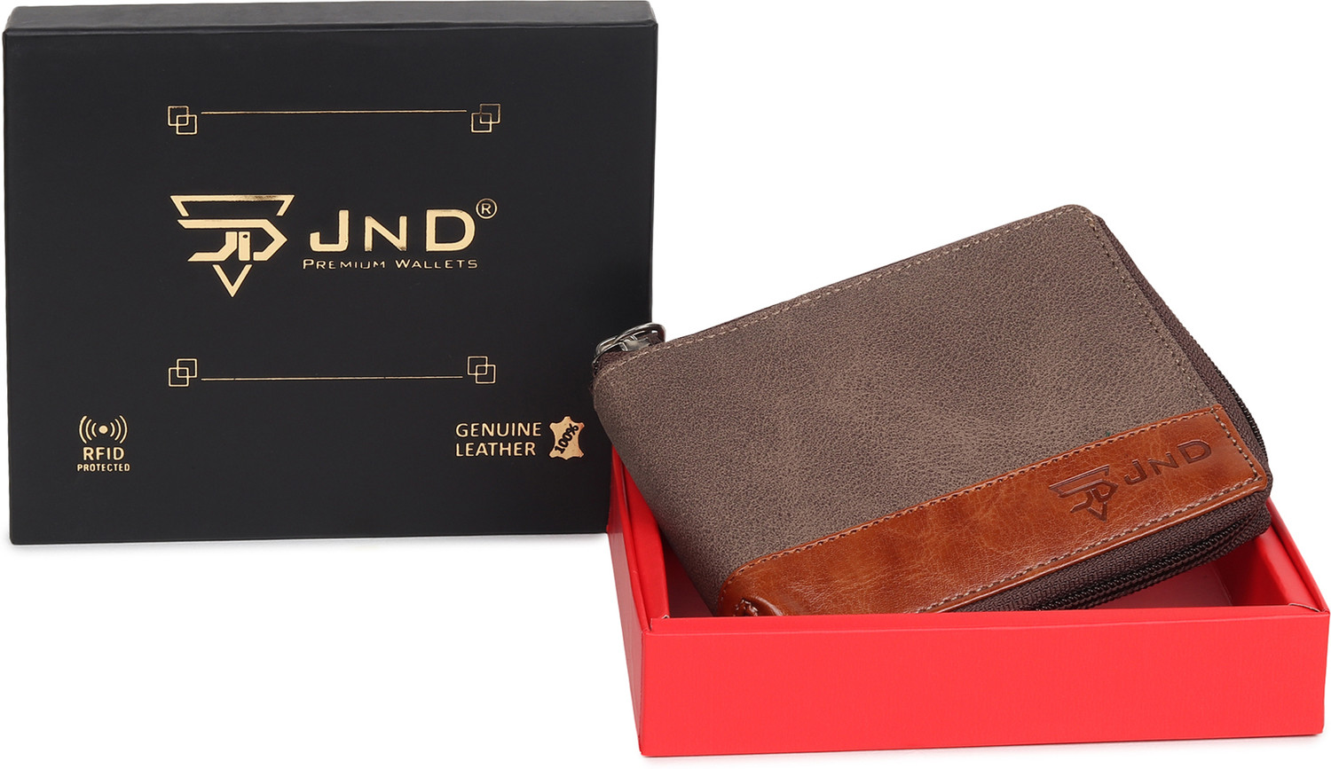 Image of JND Men Casual Purple Artificial Leather Wallet