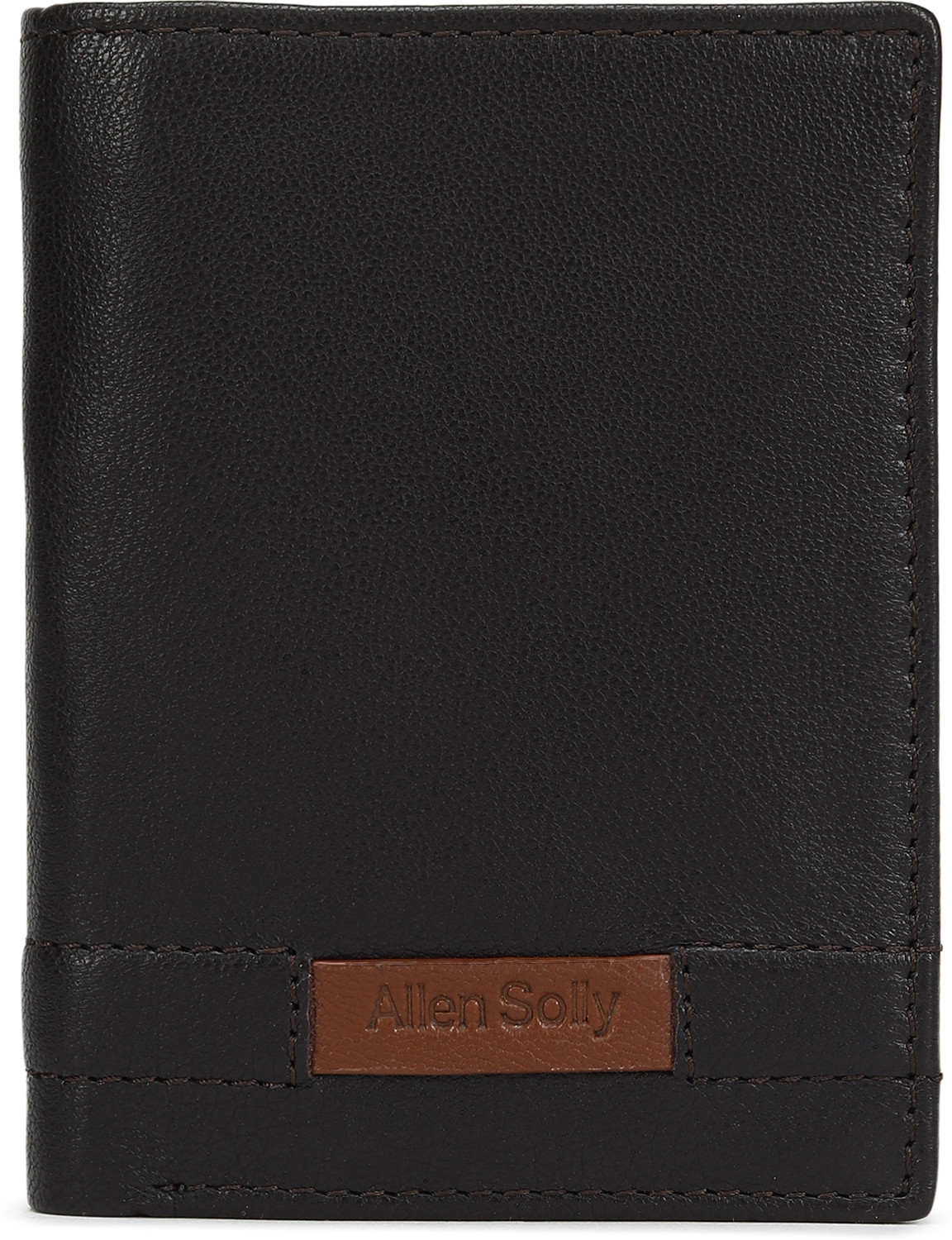 Image of Allen Solly Men Black Genuine Leather Wallet