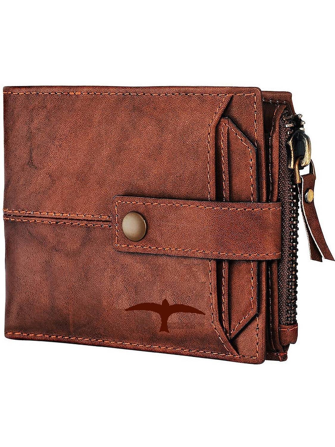 BULLFINCH Men Tan Leather Wallet - Image 1