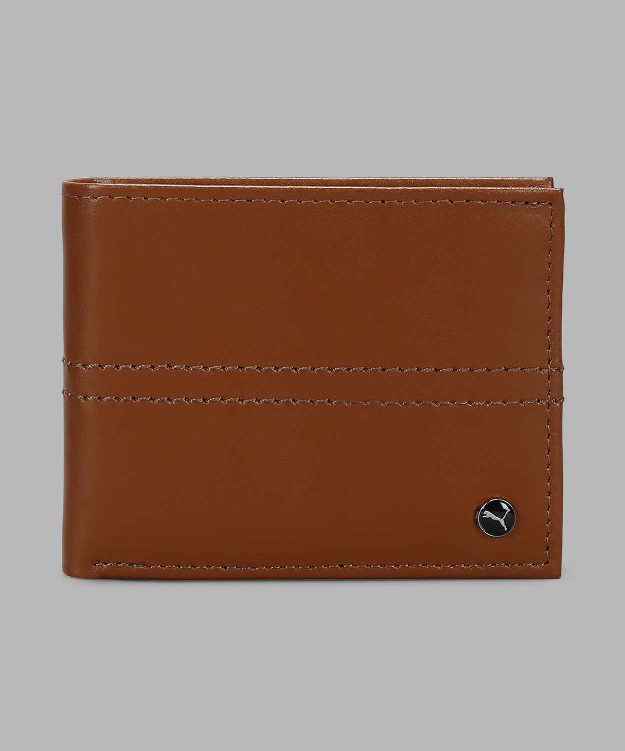 Image of PUMA Men Brown Artificial Leather Wallet
