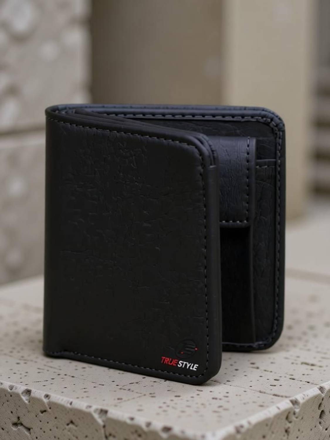 Ruhi Men Black Artificial Leather Wallet - Image 3
