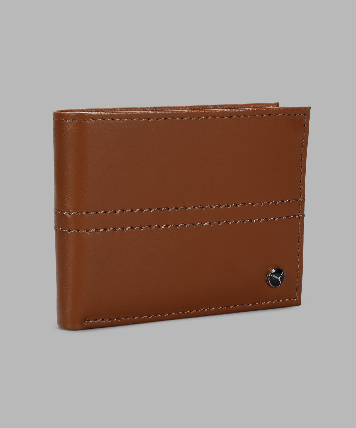 Image of PUMA Men Brown Artificial Leather Wallet