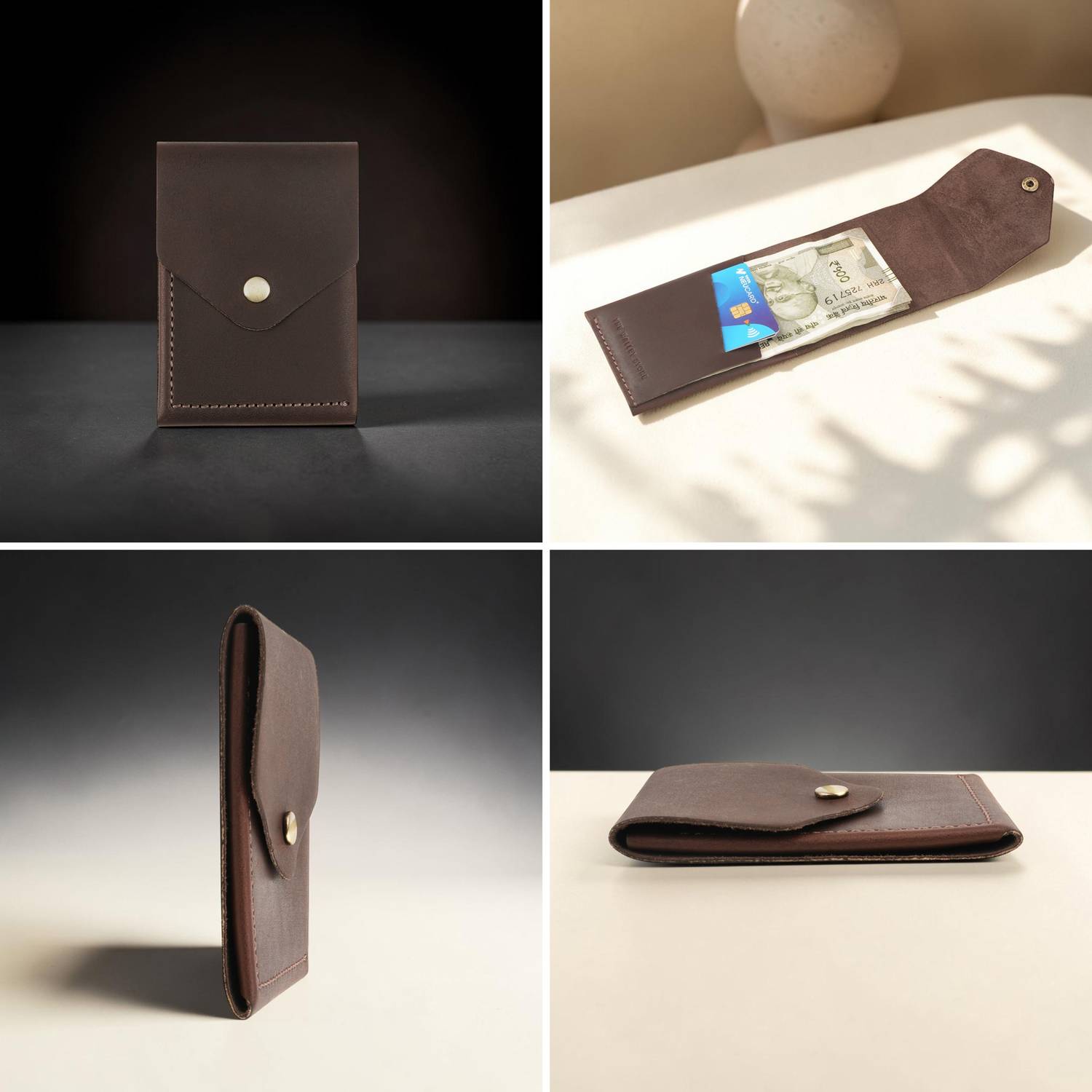 thewalletstore Men Brown Genuine Leather Wallet - Image 4