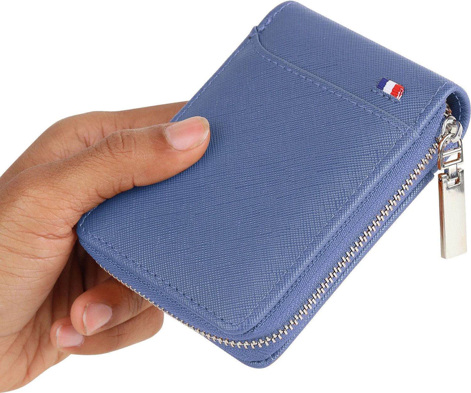 Image of KILLER Men & Women Casual, Formal, Trendy Blue Artificial Leather Card Holder