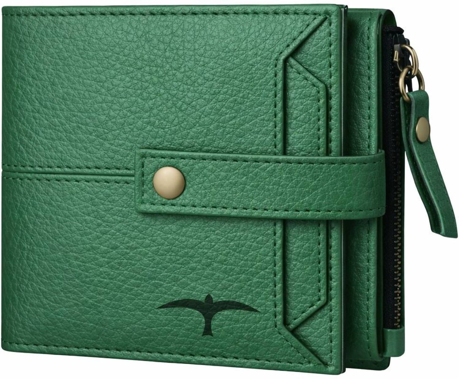BULLFINCH Men Evening/Party, Trendy, Casual Green Artificial Leather Wallet