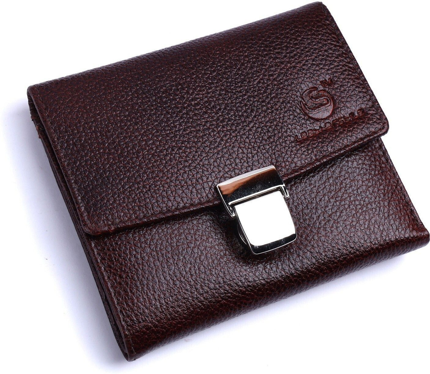 Image of Leatherstile Women Trendy Brown Genuine Leather Wallet