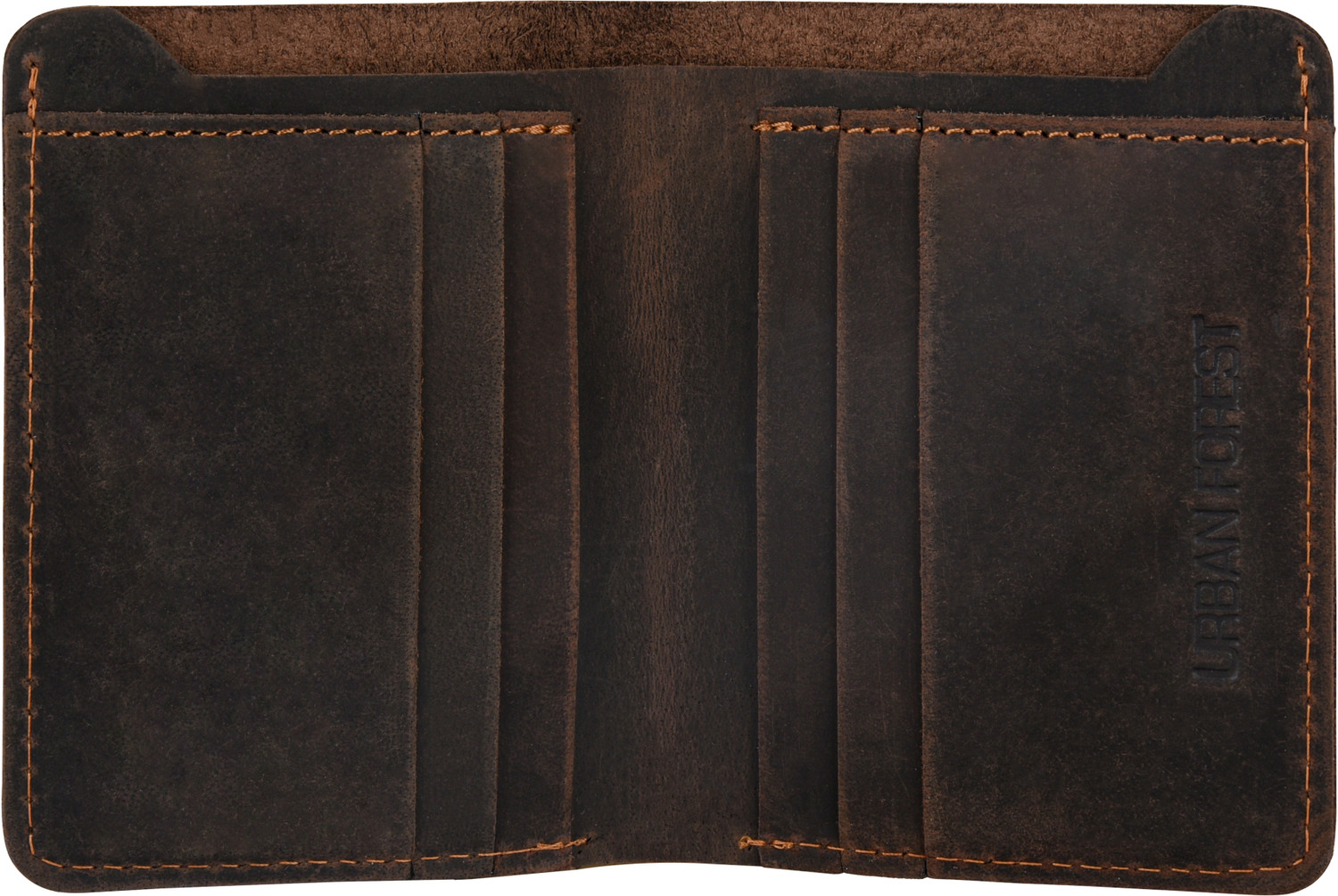 Image of URBAN FOREST Men Casual Brown Genuine Leather Wallet