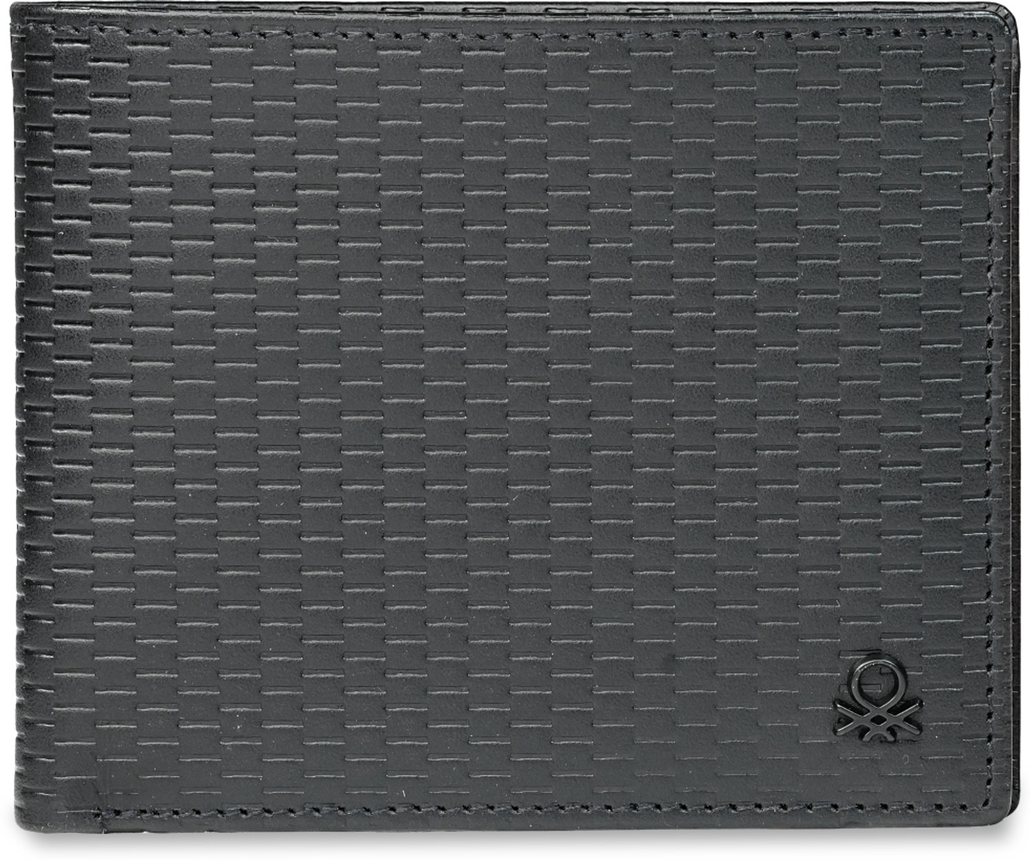 Image of United Colors of Benetton Men Casual, Formal Black Genuine Leather Wallet