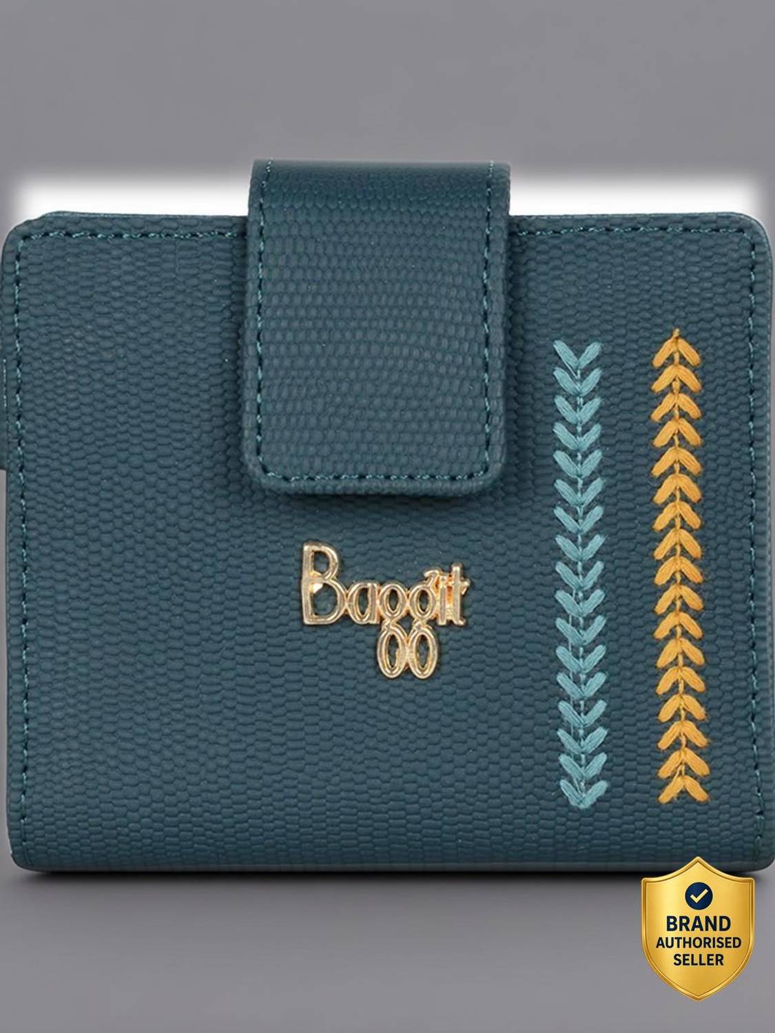 Baggit Women Casual Green Artificial Leather Wallet