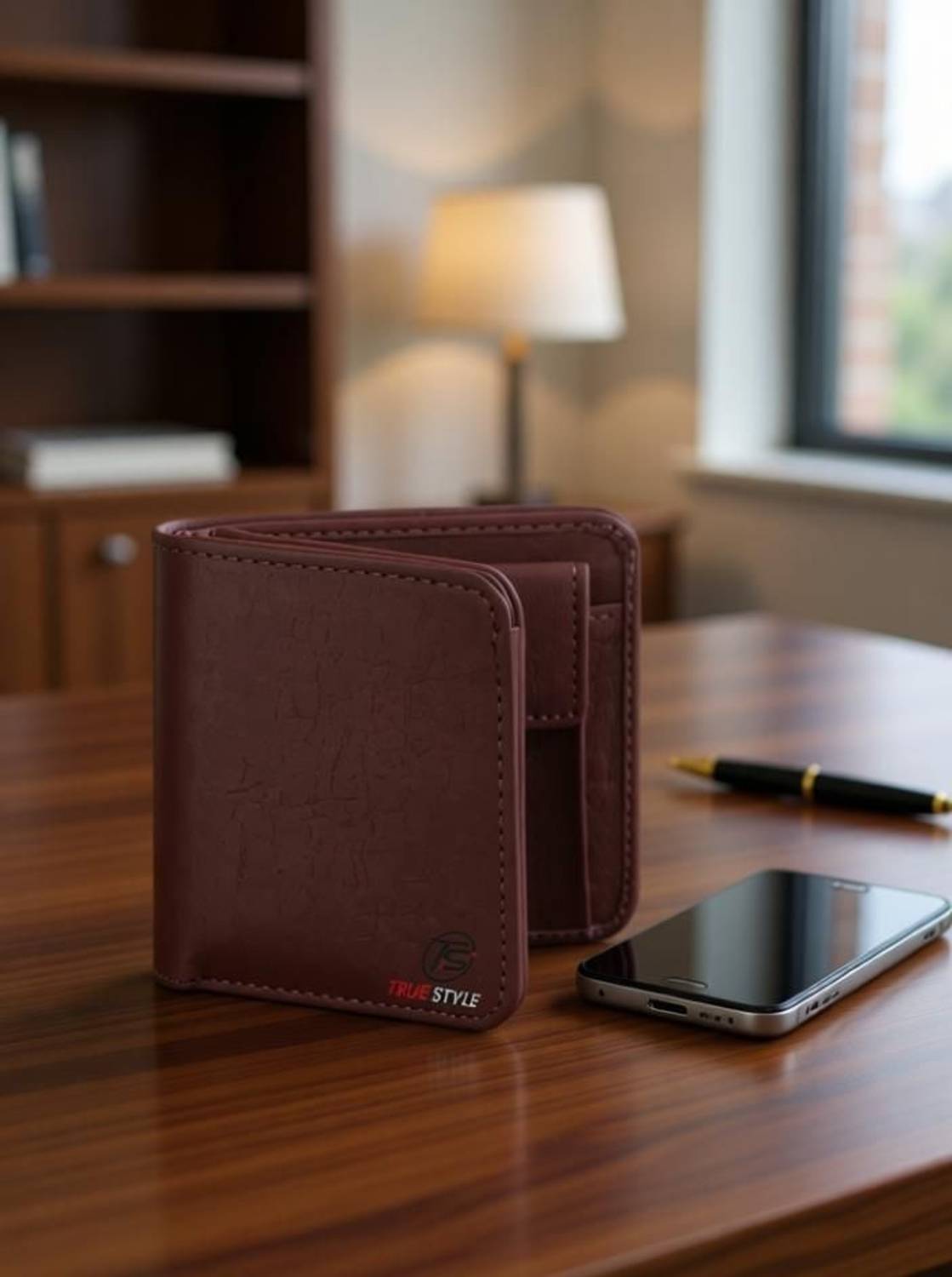 True Men Brown Leather Wallet - Image 2