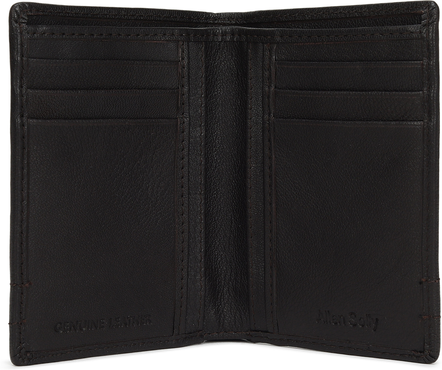 Image of Allen Solly Men Black Genuine Leather Wallet