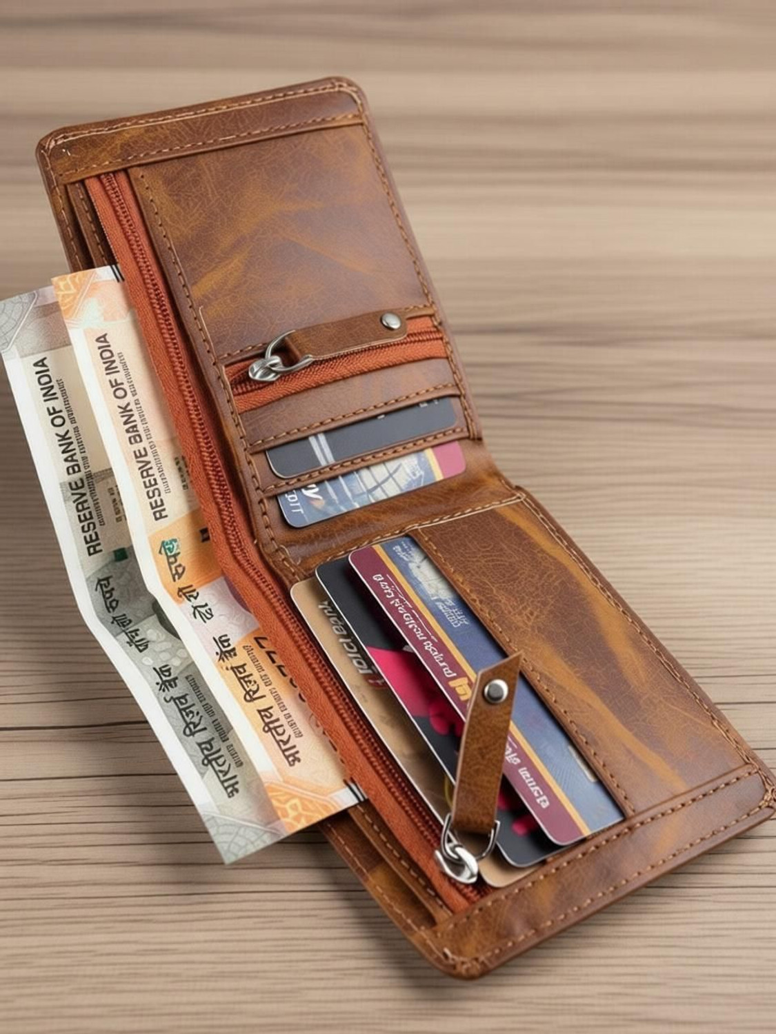 Image of Shiv Men Trendy Multicolor Artificial Leather Wallet