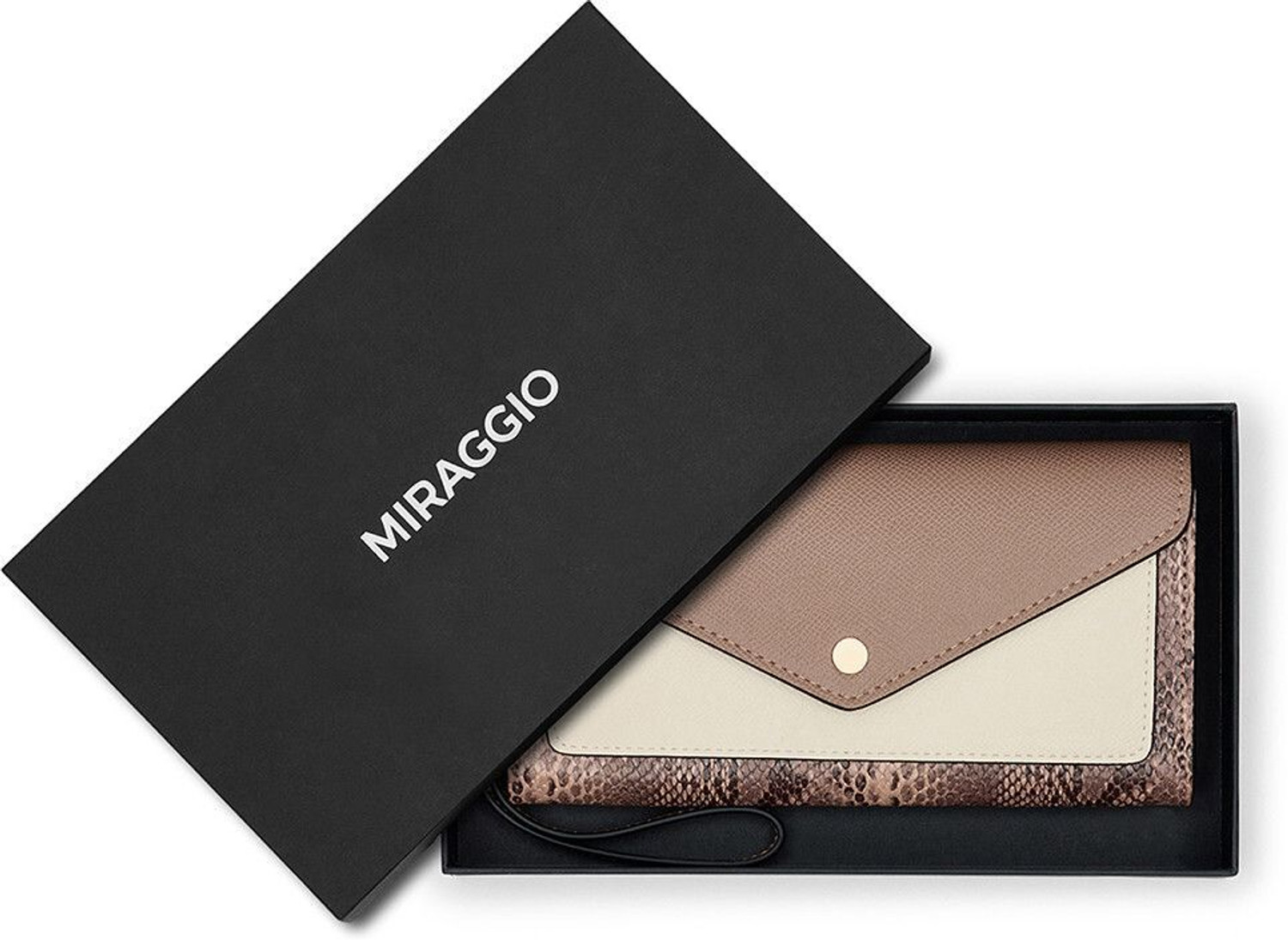 Image of Miraggio Women Beige Artificial Leather Wallet