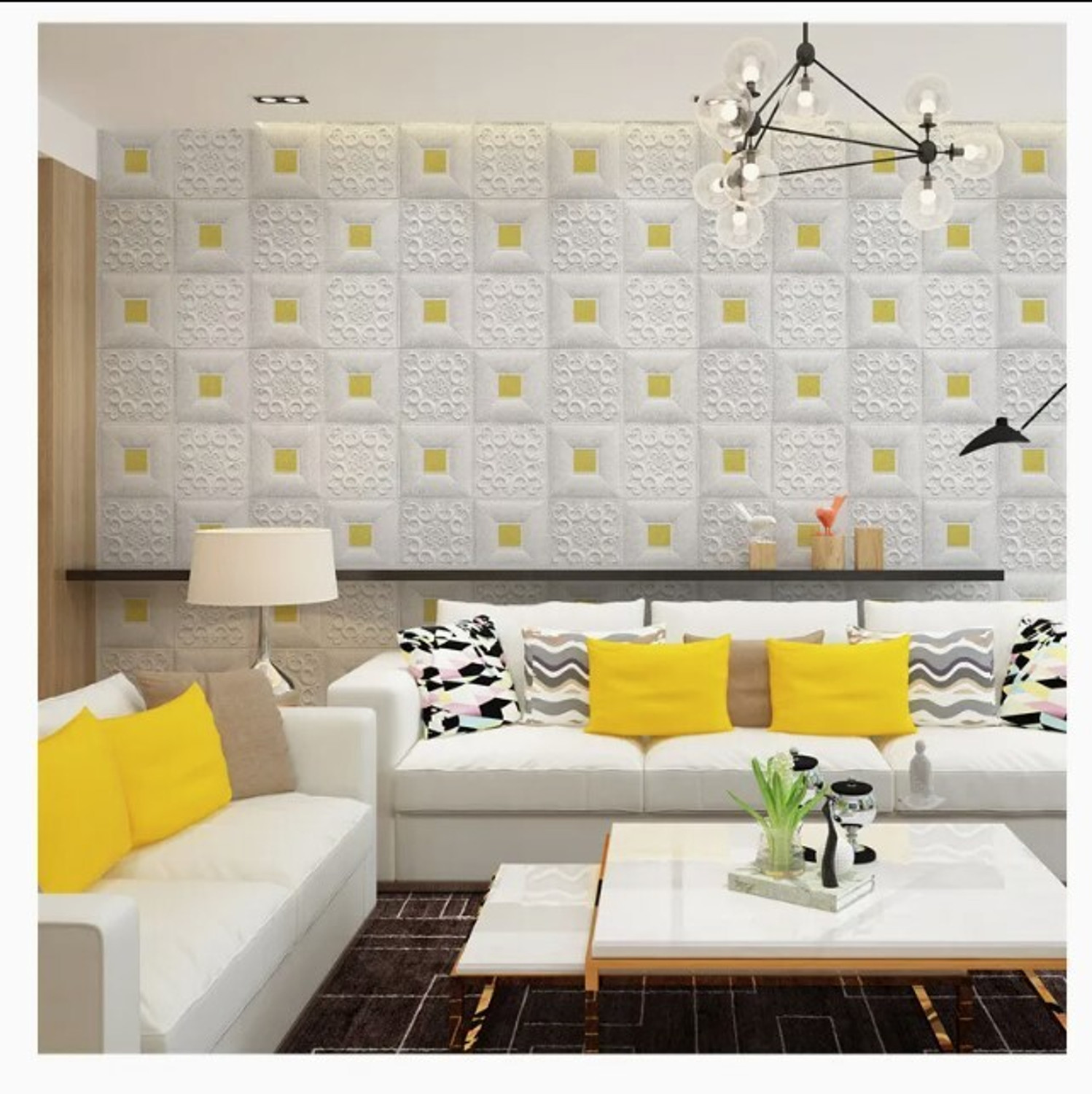 Image of GRABITOZ 70 cm x 70 cm Waterproof Decorative Vinyl Wallpaper