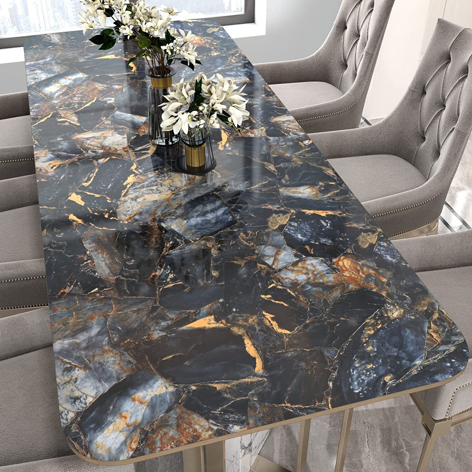 Image of ASKCREW 200 cm x 60 cm Waterproof Abstract Vinyl Wallpaper
