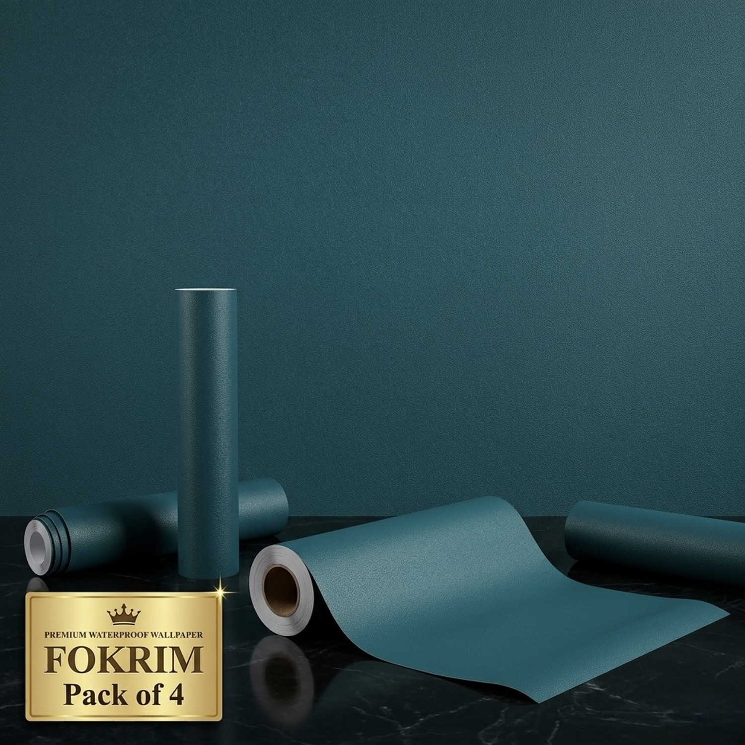 Image of FOKRIM 300 cm x 45 cm Waterproof Decorative Vinyl Wallpaper