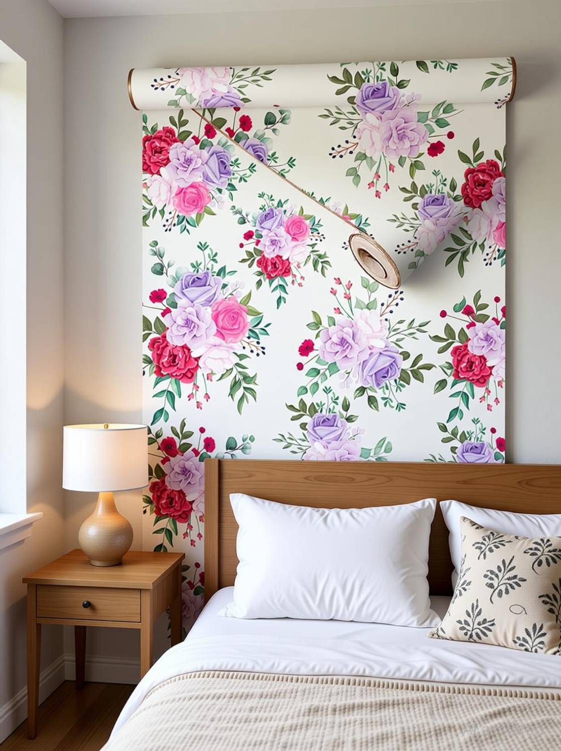 BDM 240 cm x 40 cm Waterproof Floral & Botanical Vinyl Wallpaper
