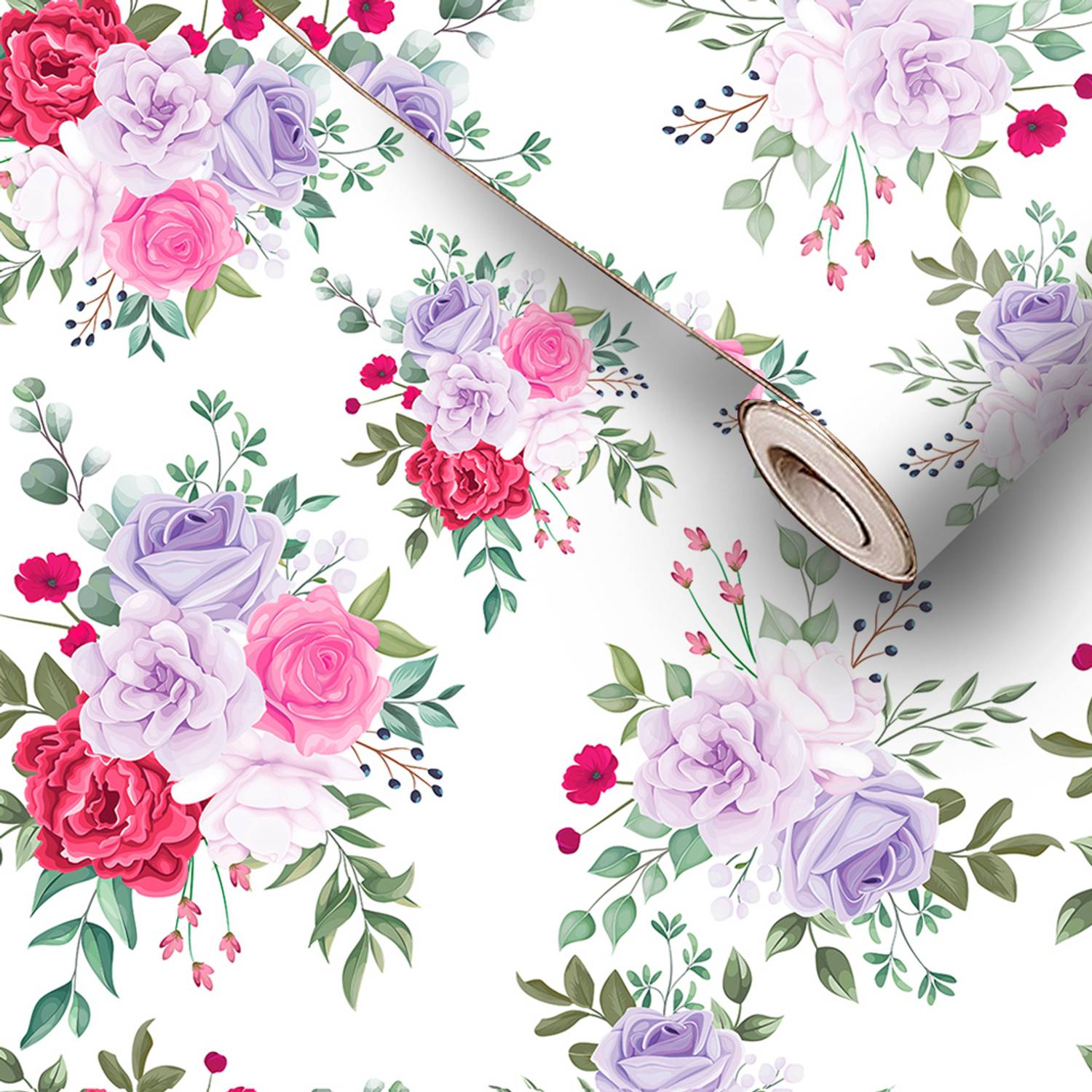 ADM 240 cm x 40 cm Waterproof Floral & Botanical Vinyl Wallpaper