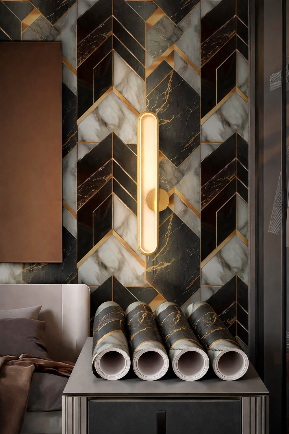 Image of Floppy 300 cm x 45 cm Waterproof Classics Paper Wallpaper