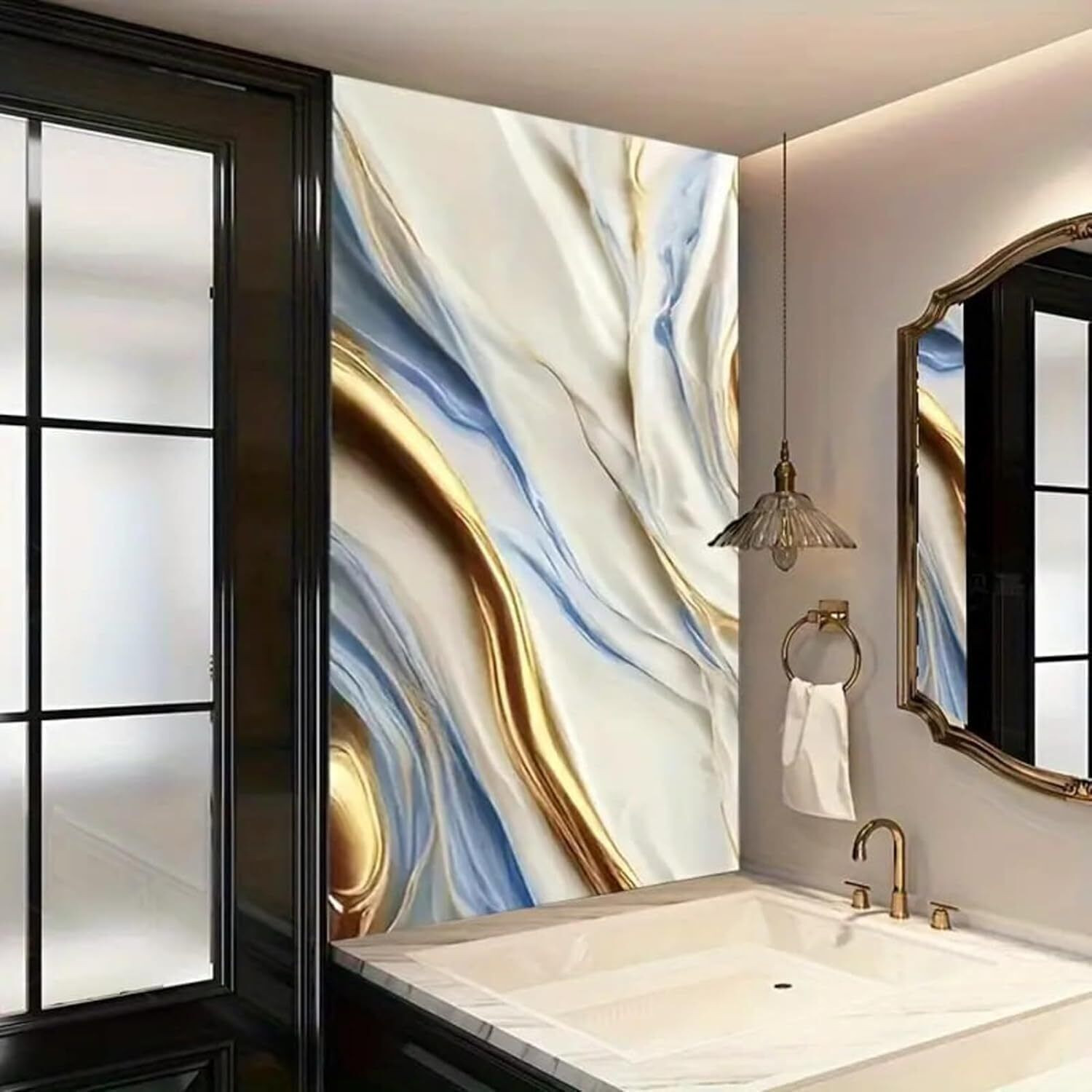 Image of Foxcart 60 cm x 200 cm Waterproof Classics PVC, Vinyl Wallpaper
