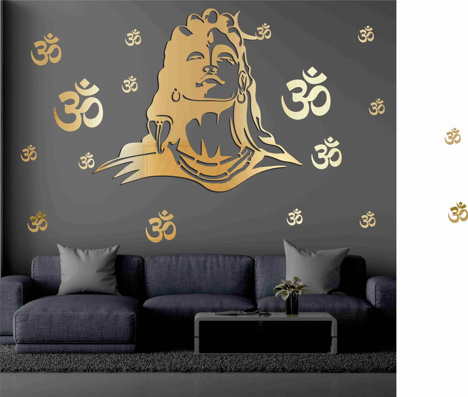 Ashamohar 58 cm x 30 cm Decorative Vinyl Wallpaper