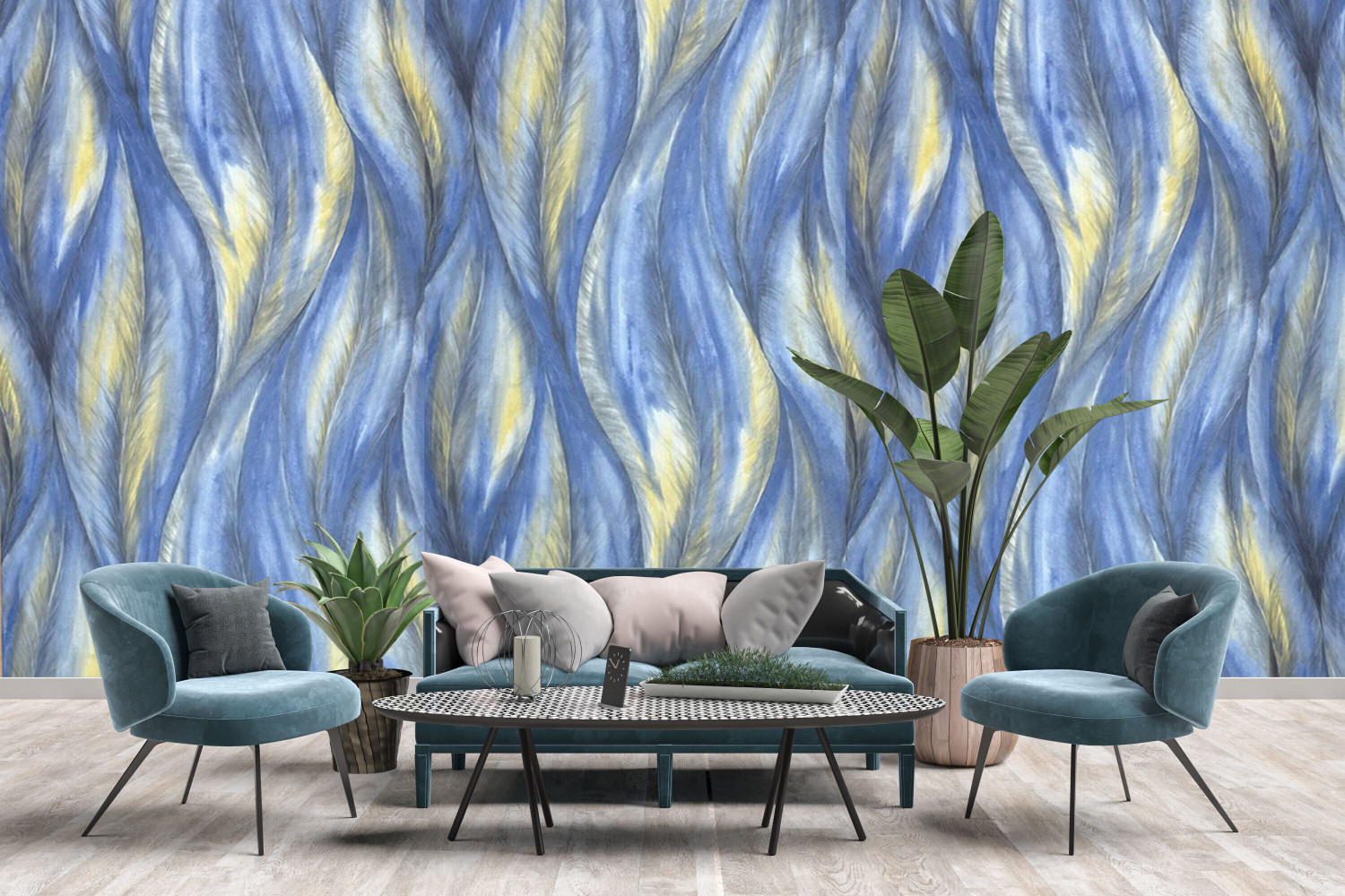 Image of FOKRIM 300 cm x 40 cm Waterproof Decorative Vinyl Wallpaper