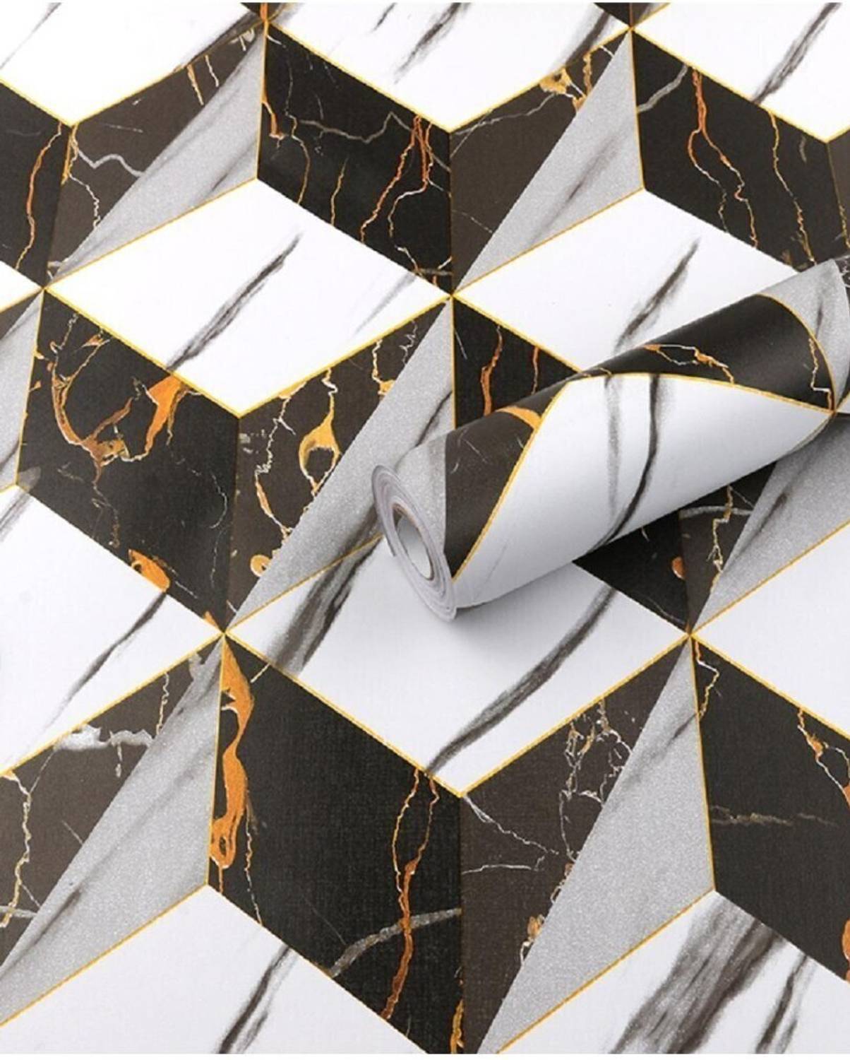 ANNA CREATIONS 304 cm x 45 cm Waterproof Decorative Vinyl Wallpaper