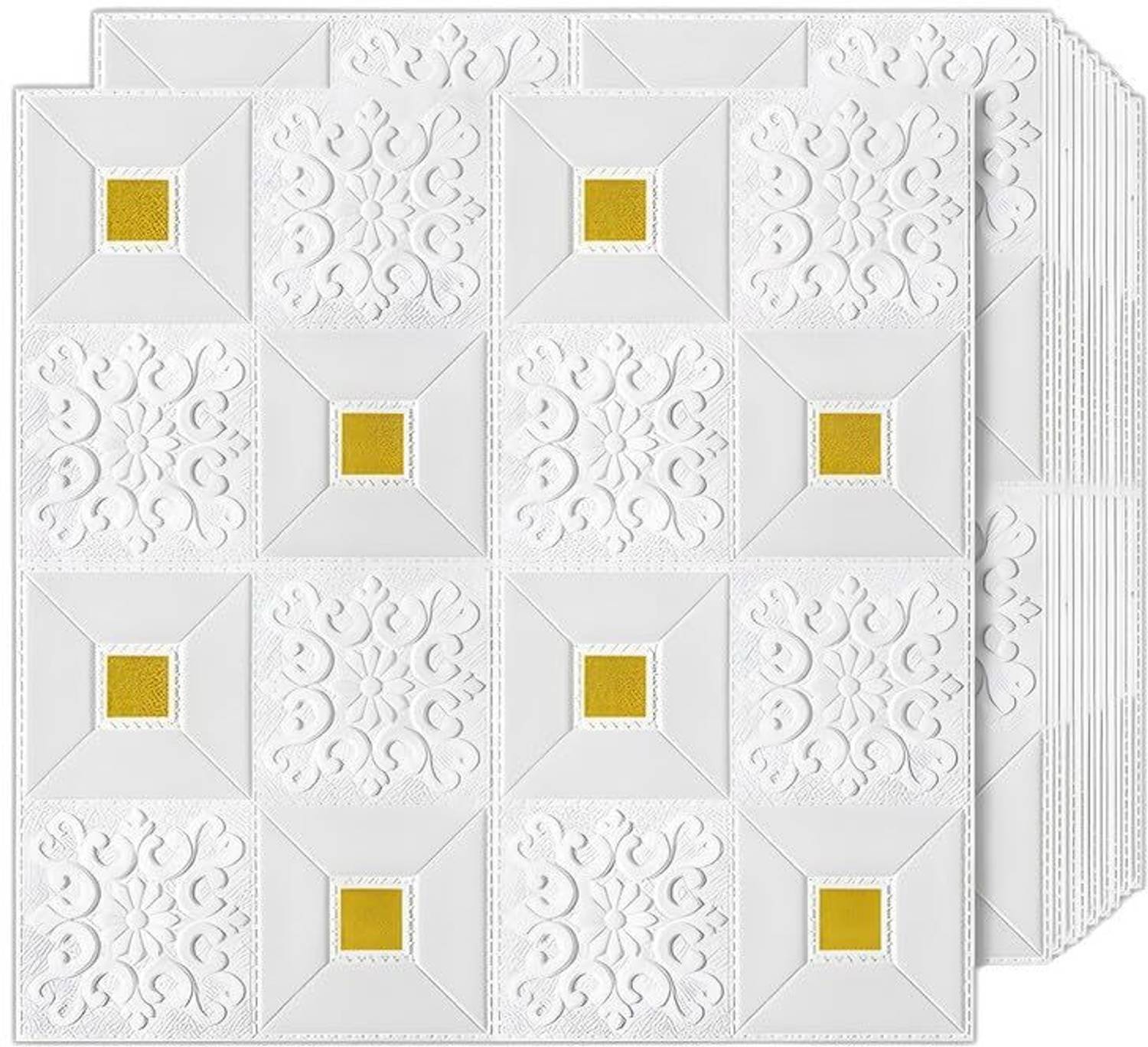 BLISSFUL NEST 70 cm x 77 cm Waterproof Decorative Embossed Wallpaper