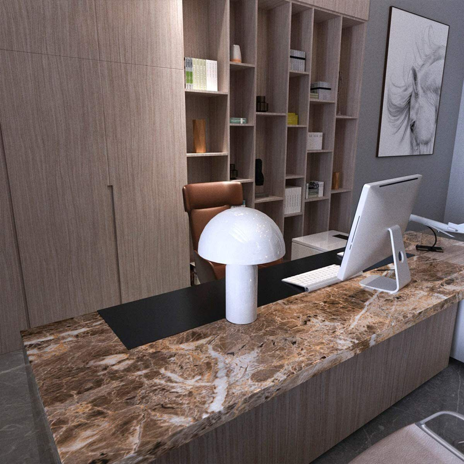 Image of Oupstrive 200 cm x 60 cm Waterproof Decorative Vinyl Wallpaper