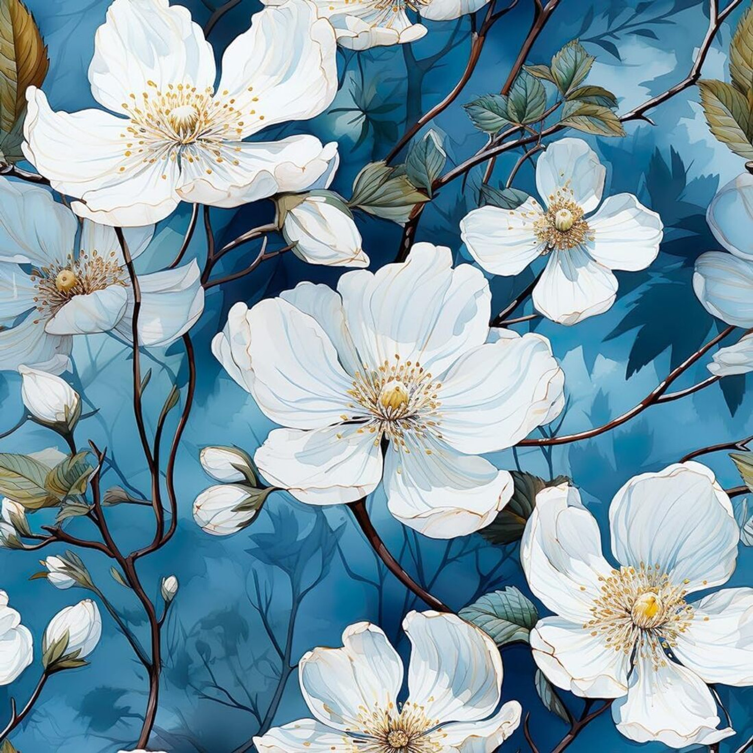 Image of HOMEMATES 304.8 cm x 45.72 cm Waterproof Floral & Botanical Vinyl Wallpaper