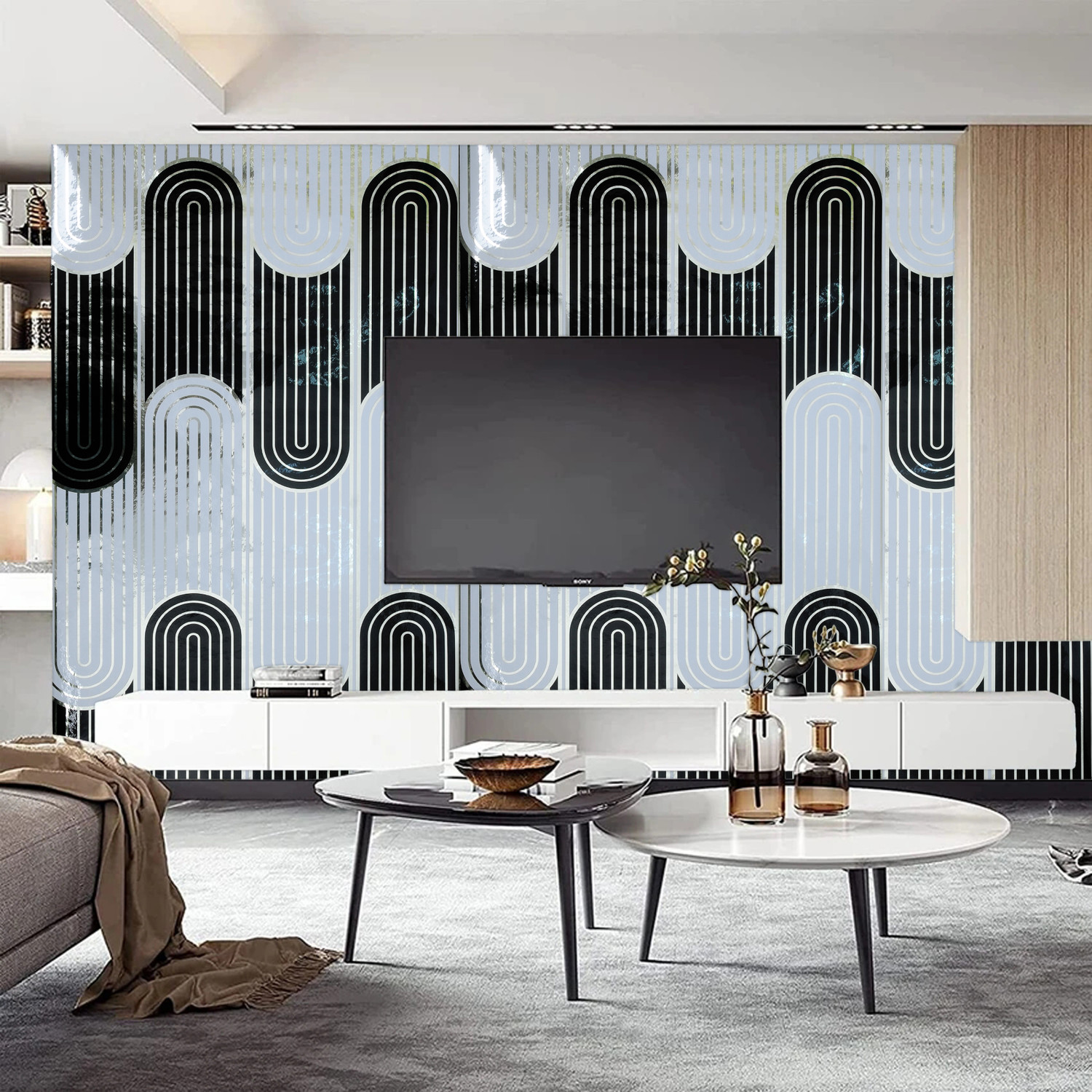 Image of Veki 200 cm x 60 cm Waterproof Decorative Vinyl Wallpaper