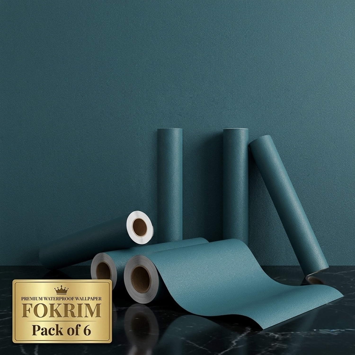 Image of FOKRIM 300 cm x 45 cm Waterproof Decorative Vinyl Wallpaper