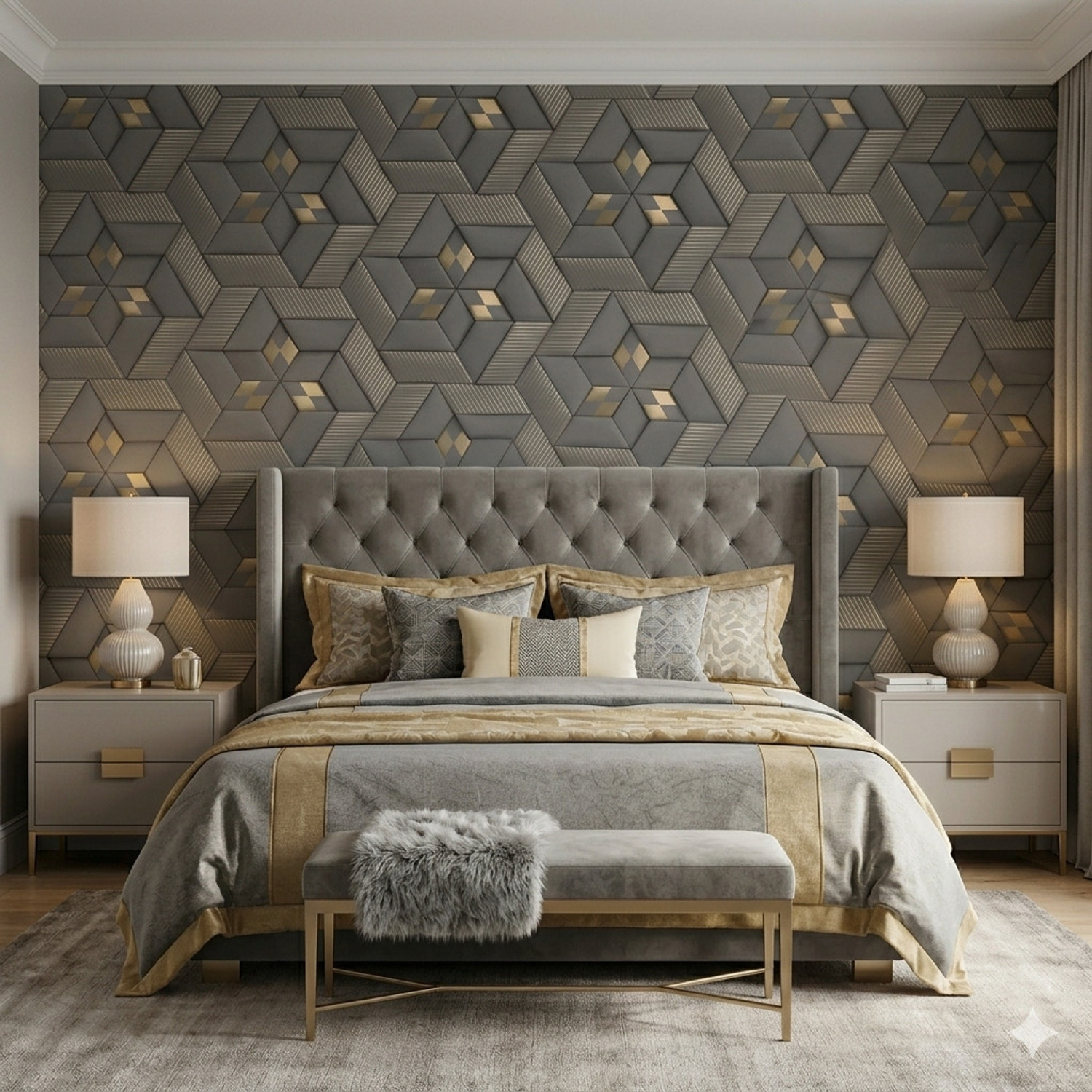 Image of NINTY 200 cm x 45 cm Waterproof Abstract Vinyl Wallpaper