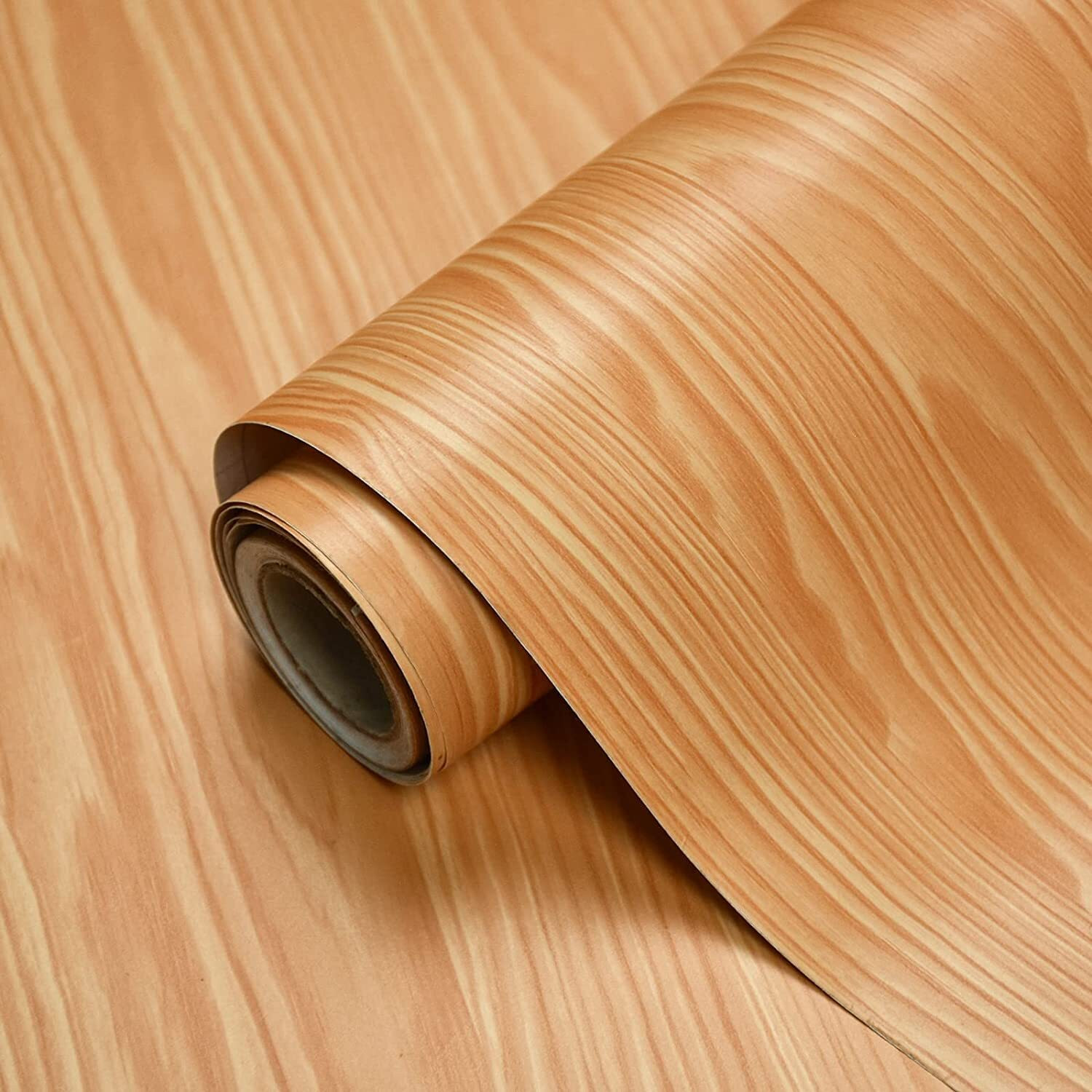Image of ELTON 300 cm x 45 cm Waterproof Decorative Vinyl Wallpaper (Brown)