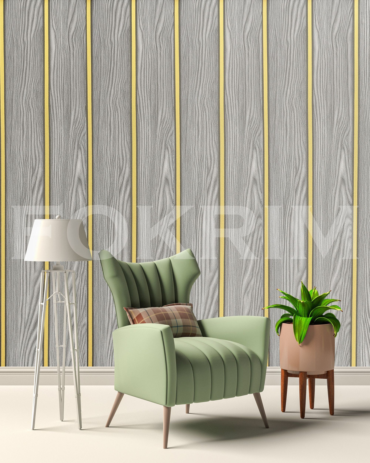 Image of FOKRIM 300 cm x 45 cm Waterproof Decorative Vinyl Wallpaper