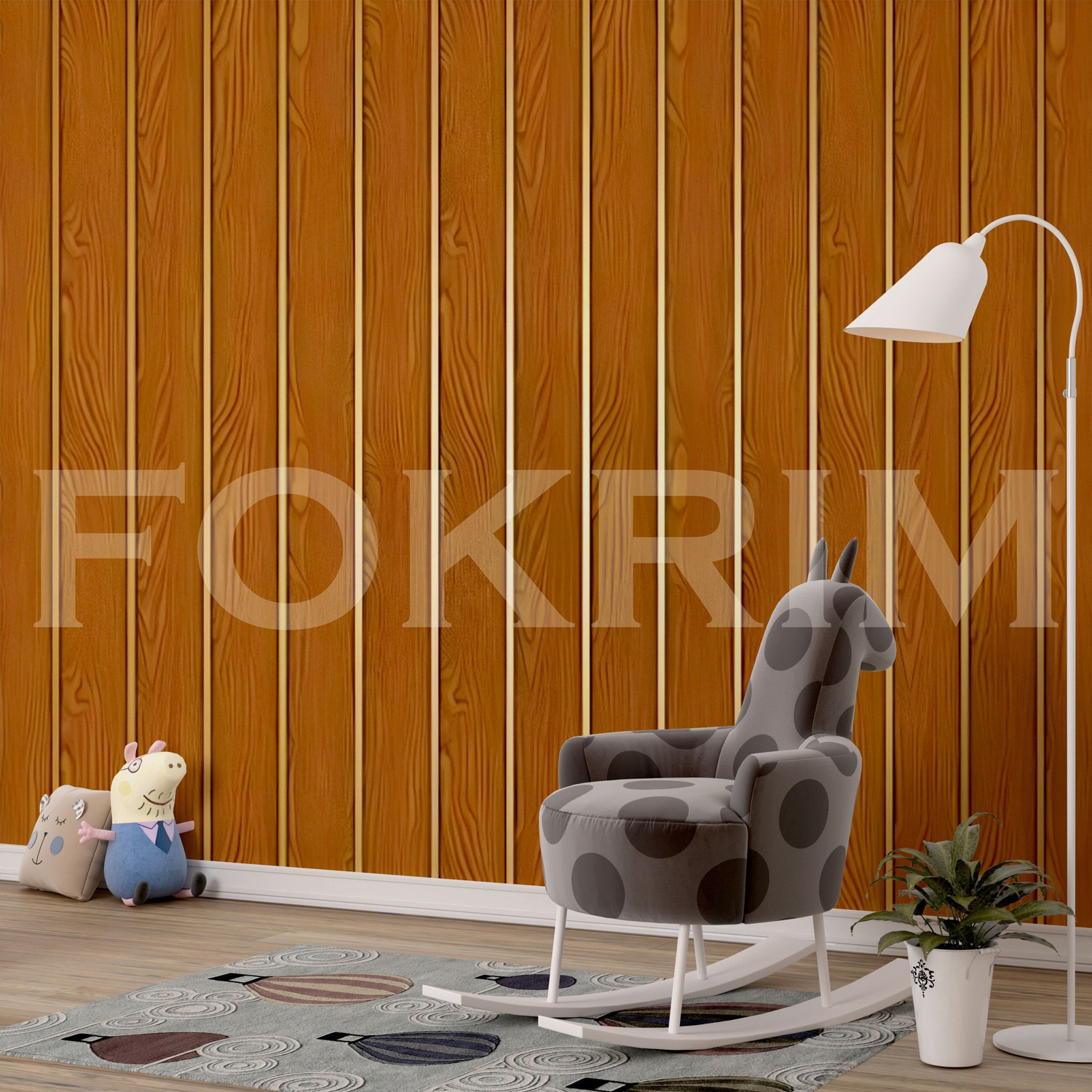 Image of FOKRIM 300 cm x 45 cm Waterproof Decorative Vinyl Wallpaper