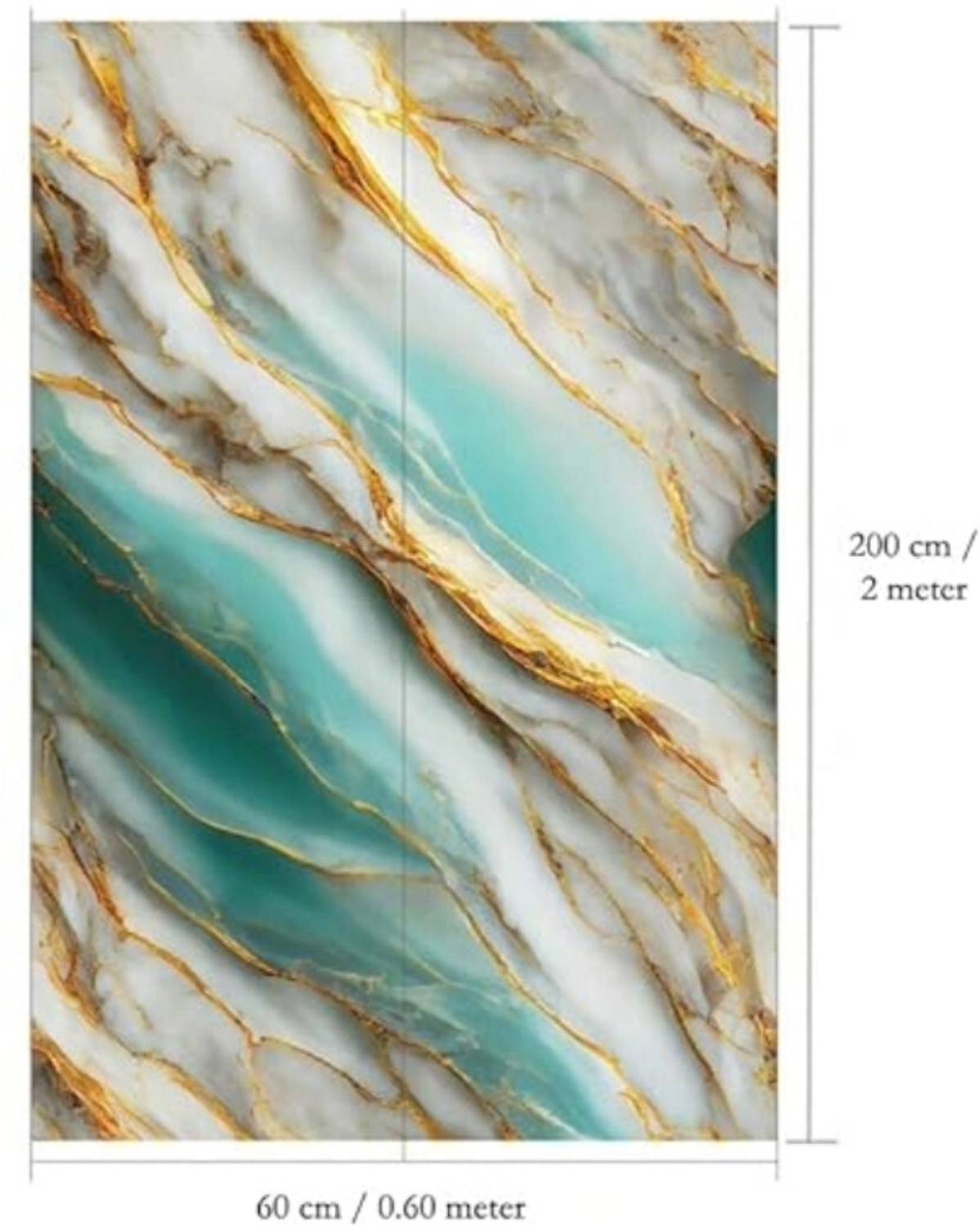 JIGSHTIAL 200x60 cm Waterproof Vinyl Wallpaper - Image 5