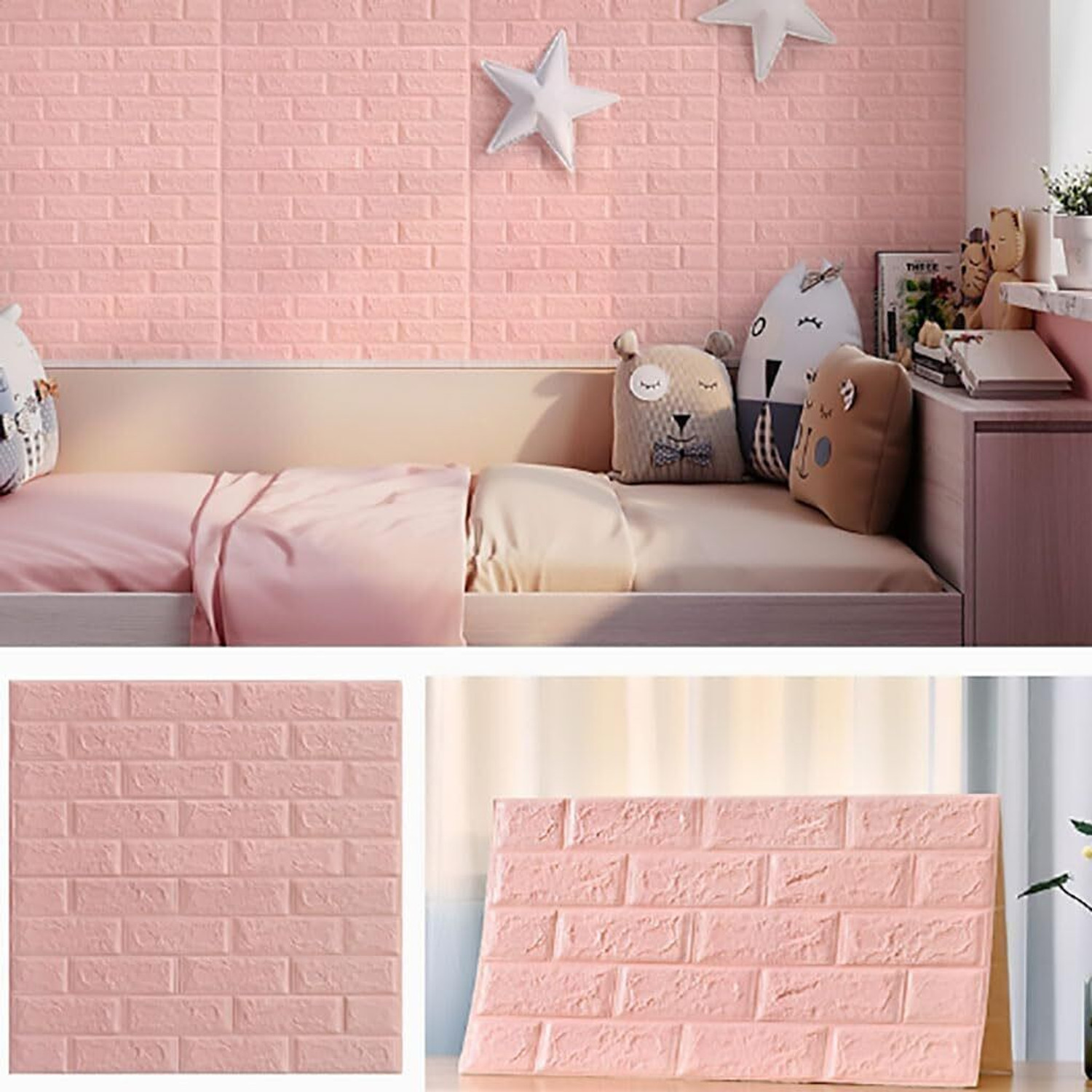 Image of GRABITOZ 70 cm x 70 cm Waterproof Decorative Vinyl Wallpaper