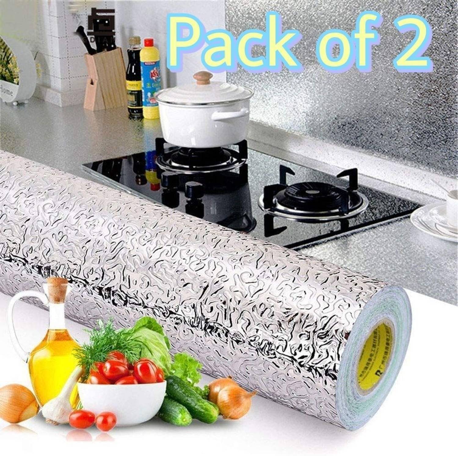 AMBDDED 200 cm x 60 cm Waterproof Decorative Vinyl Wallpaper