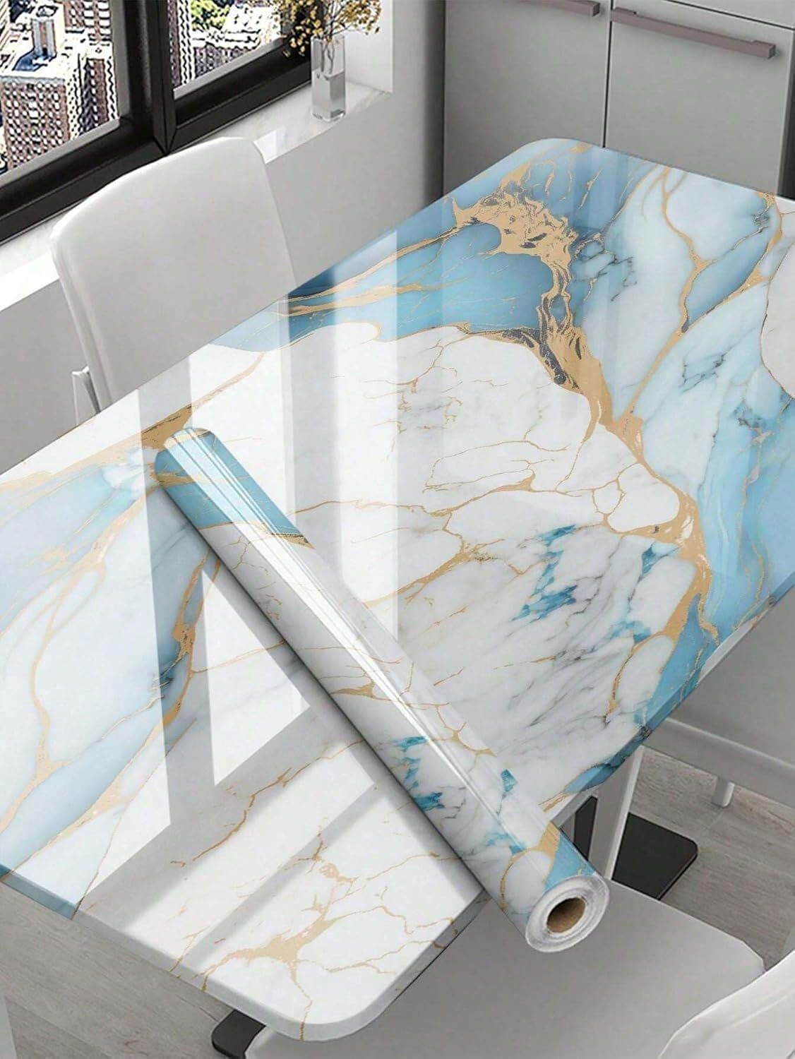 Image of Veki 60 cm x 200 cm Waterproof Classics PVC, Vinyl Wallpaper