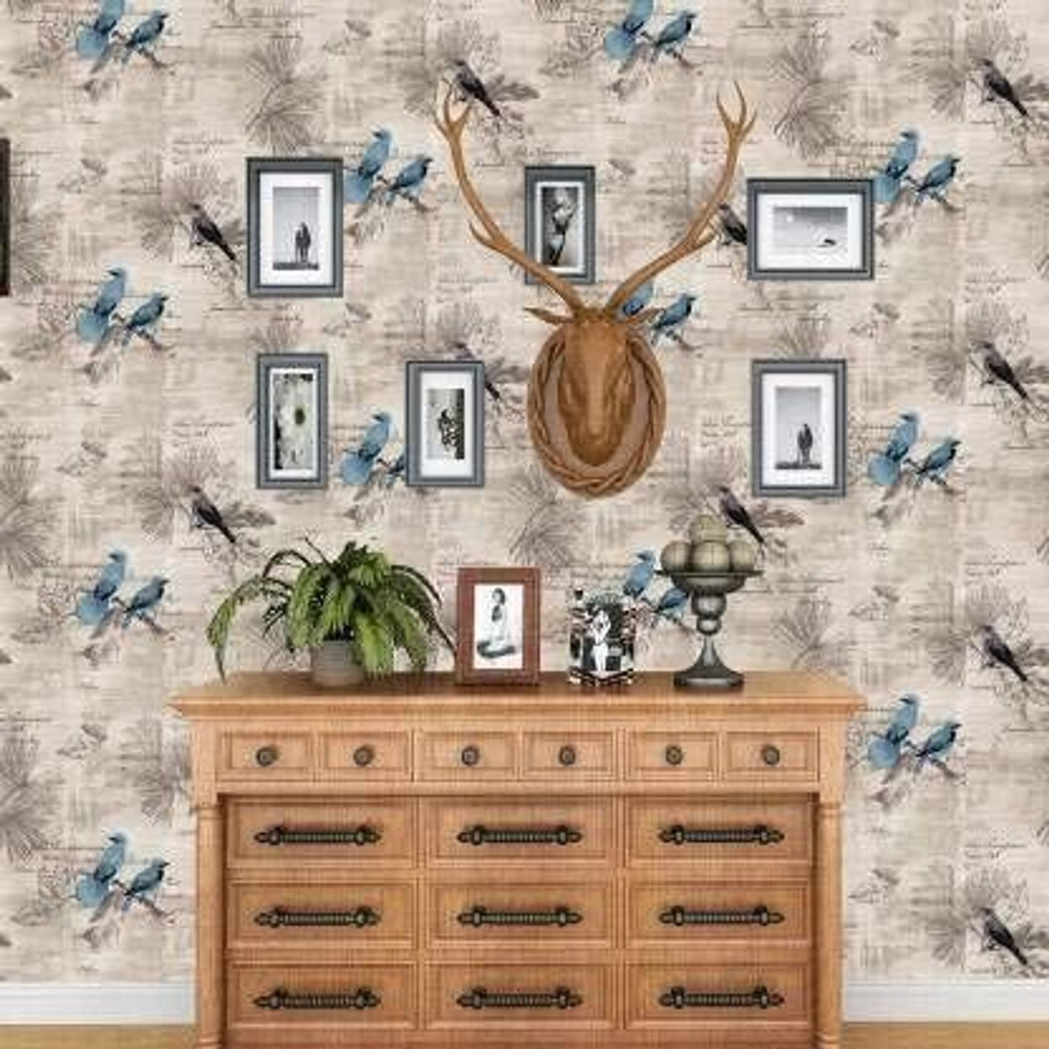 Image of FOKRIM 300 cm x 45 cm Waterproof Decorative Vinyl Wallpaper