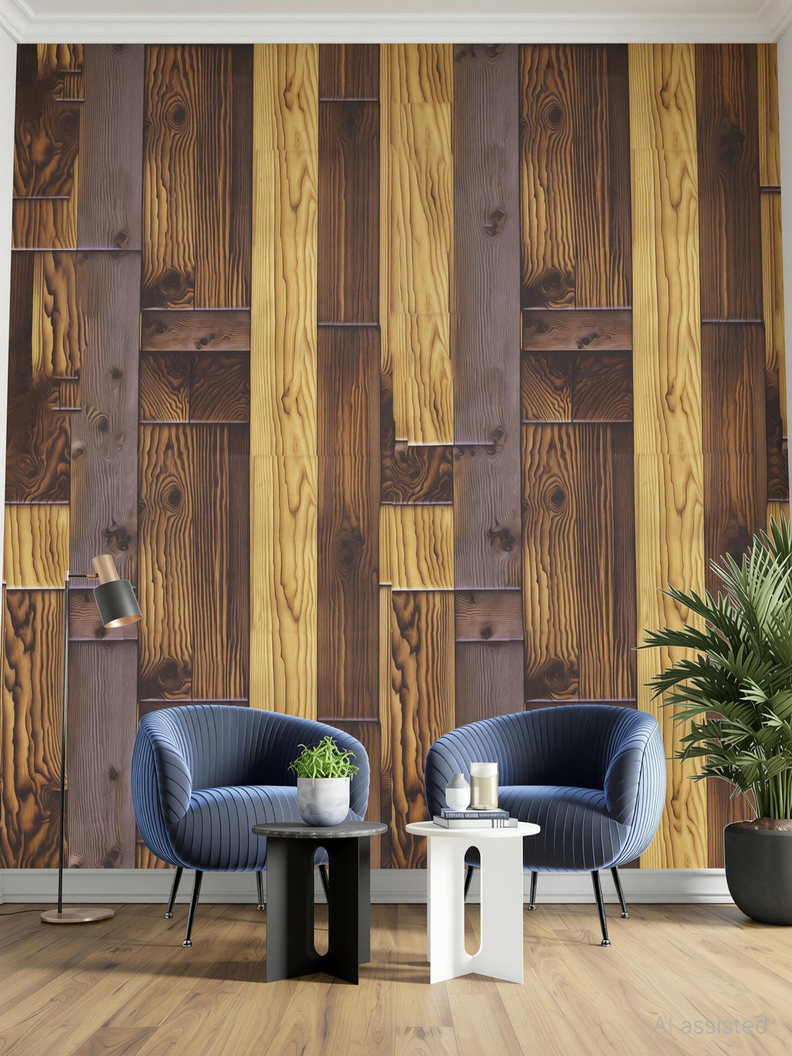 Image of FOKRIM 300 cm x 45 cm Waterproof Decorative Vinyl Wallpaper